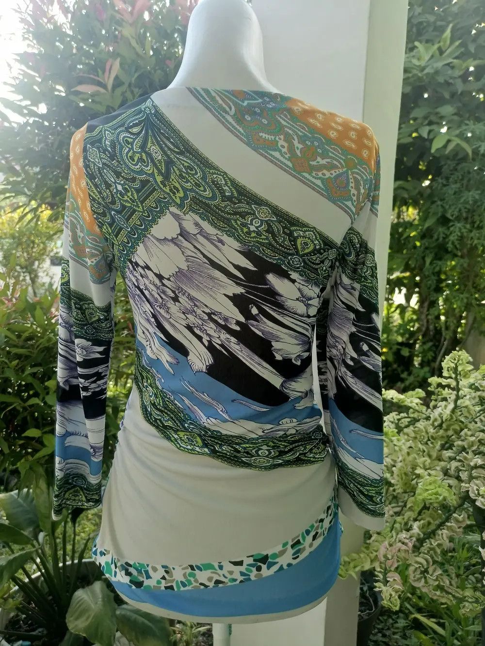 Etro ETRO Milano Blouse Tunic top 3/4 sleeves Size M / US 6-8 / IT 42-44 - 1 Thumbnail