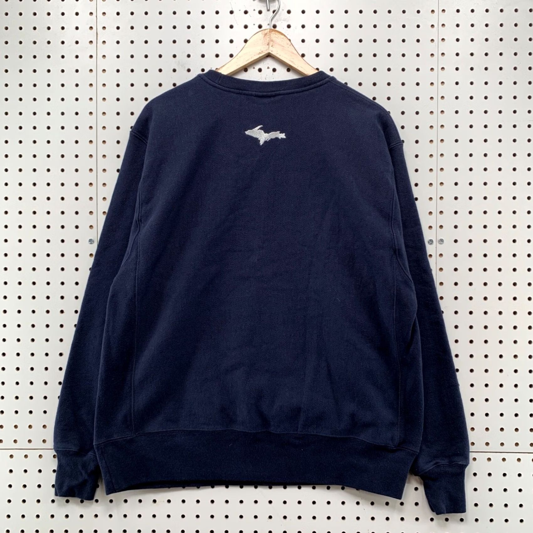 Champion Michigan UP Scholars Crewneck Sweatshirt Mens Large Blue Reverse Weave 23x28 Size US L / EU 52-54 / 3 - 2 Thumbnail