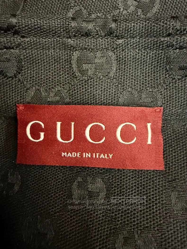 Gucci Gucci Long-sleeved shirt with black old-fashioned full pri Size US XS / EU 42 / 0 - 4 Thumbnail