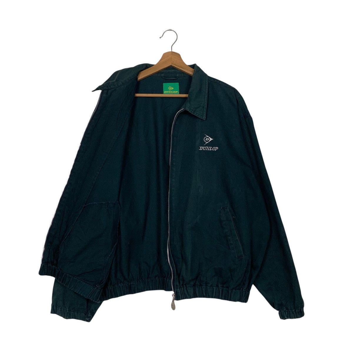 Dunlop Vintage 90s DUNLOP Embroidered Logo Casual Jacket #2825-C127 Size US L / EU 52-54 / 3 - 9 Thumbnail