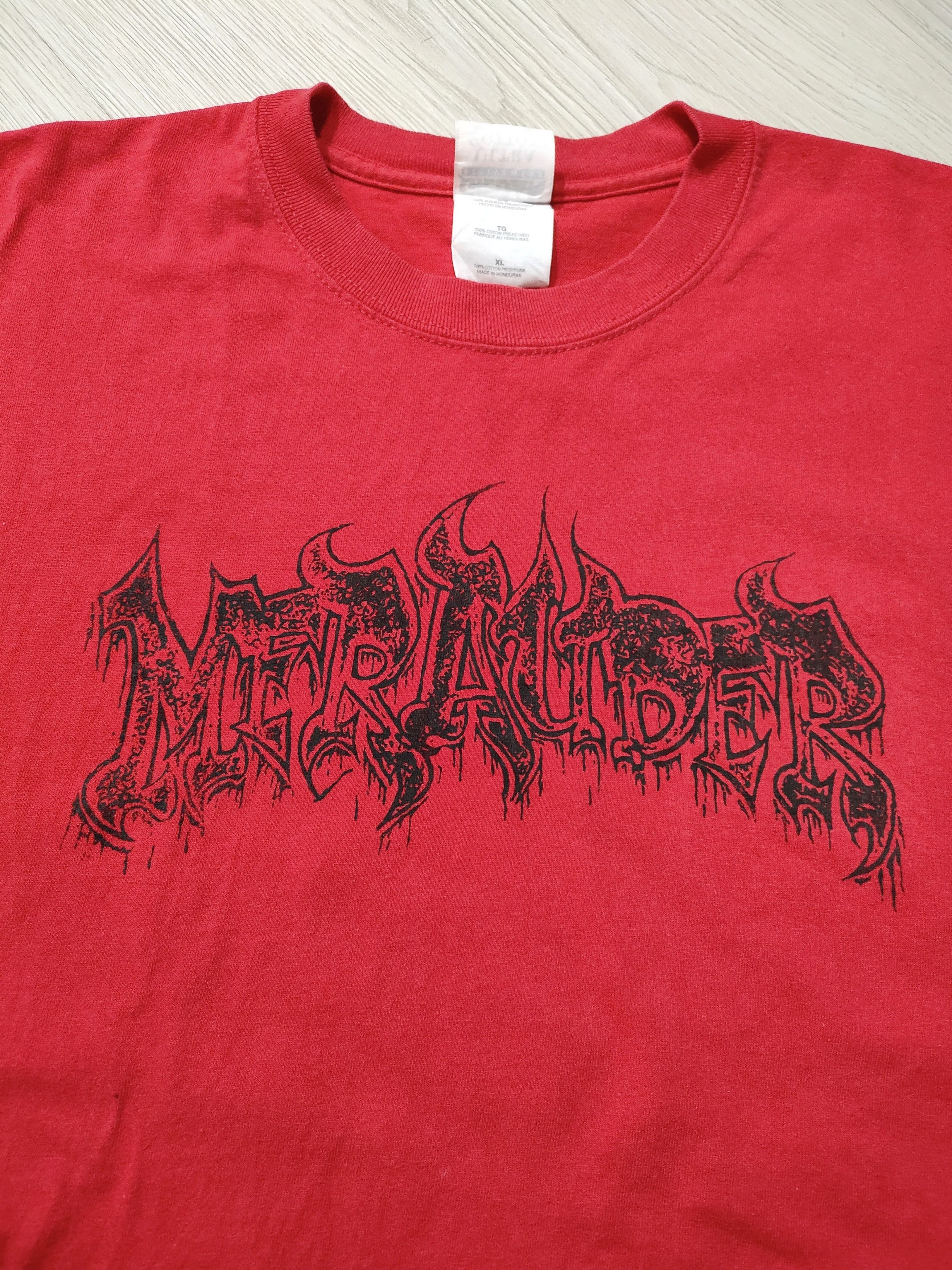 Band Tees Early 00s MERAUDER "IT AIN'T OVER !" Vintage Band Tee Size US XL / EU 56 / 4 - 2 Thumbnail