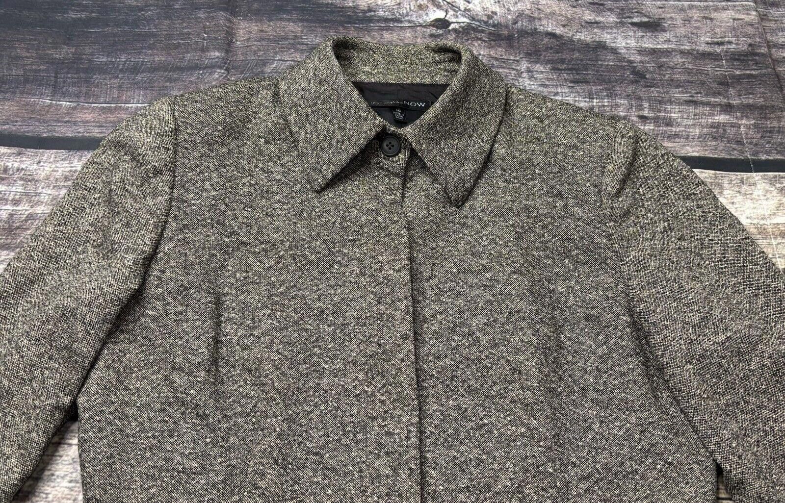 Bloomingdale's Bloomingdale's NOW Pea Coat Jacket Women's Size 10 Wool Silk Size L / US 10 / IT 46 - 5 Thumbnail