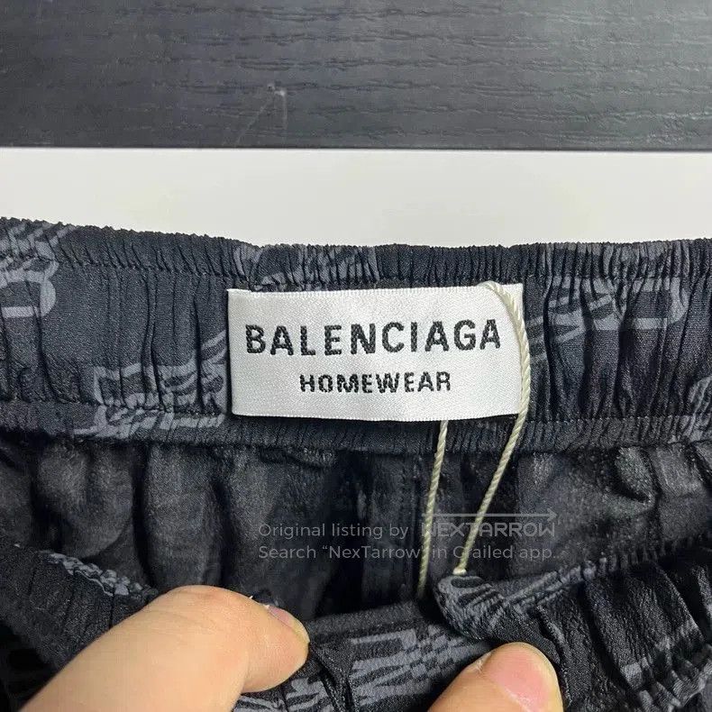 Balenciaga Balenciaga Monogram Print Long Pants. Size US 36 / EU 52 - 3 Thumbnail