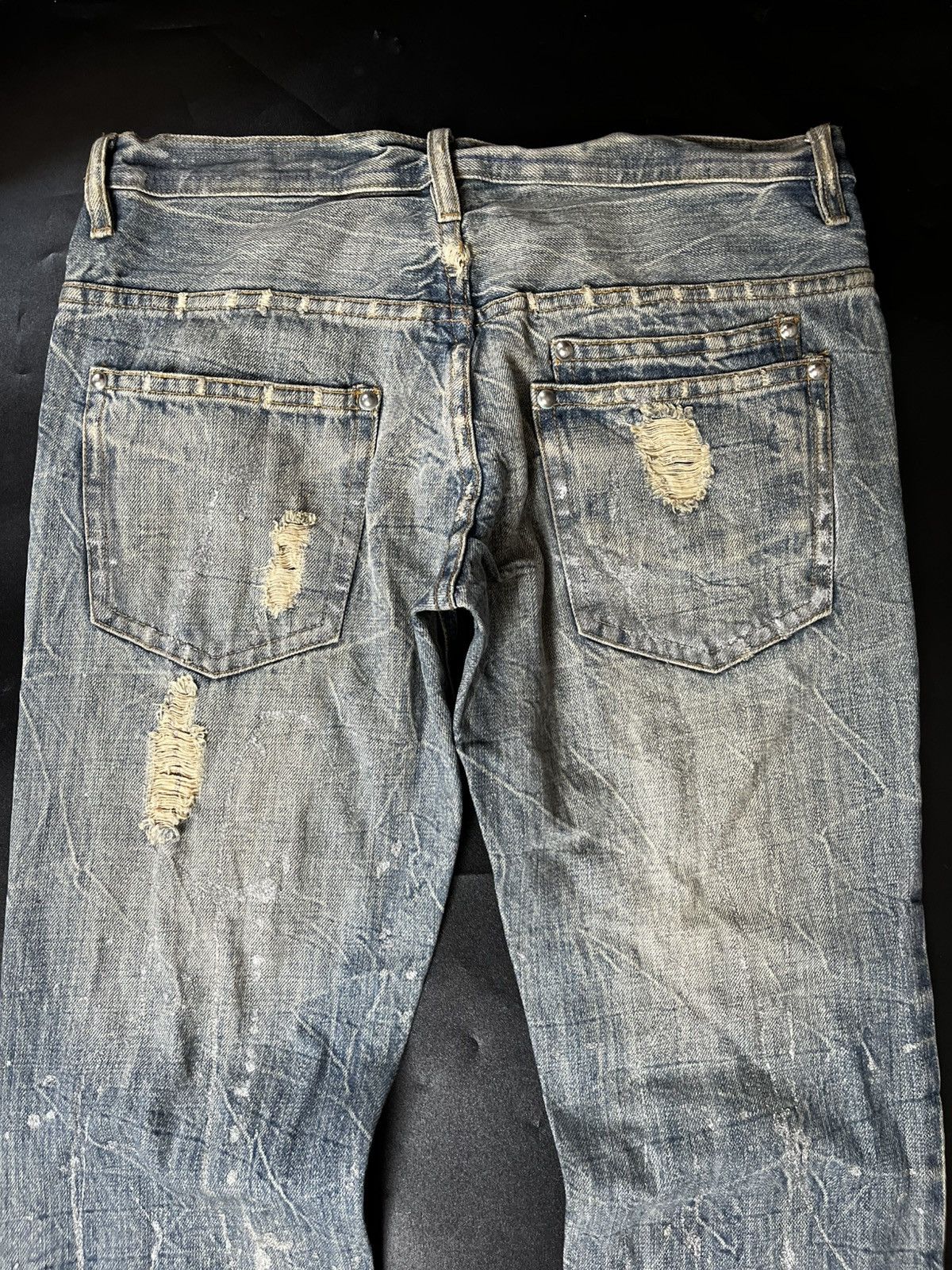 If Six Was Nine × Japanese Brand Midas Distressed Crash flare demin Size US 30 / EU 46 - 8 Thumbnail
