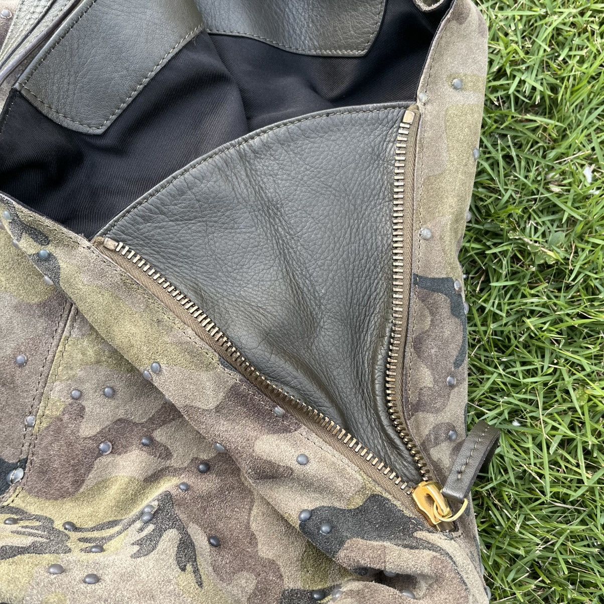 Vintage Laura di maggio hobo leather camo Size ONE SIZE - 8 Thumbnail