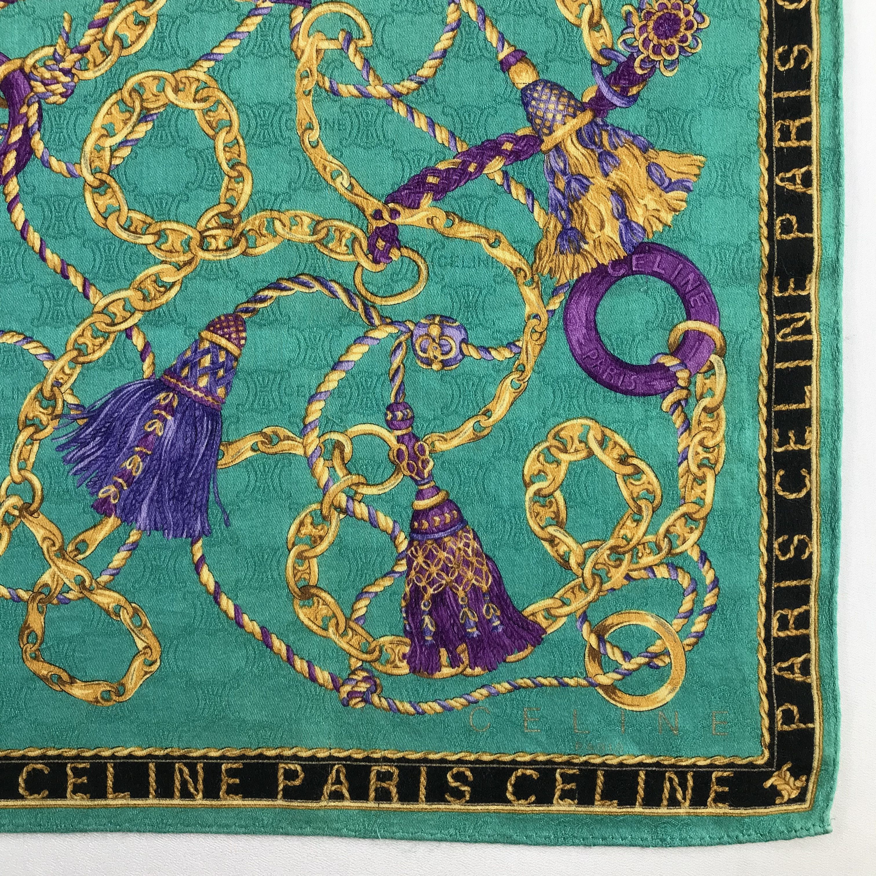 Celine Celine Handkerchief / Bandana / Neckerchief C549 Size ONE SIZE - 6 Thumbnail