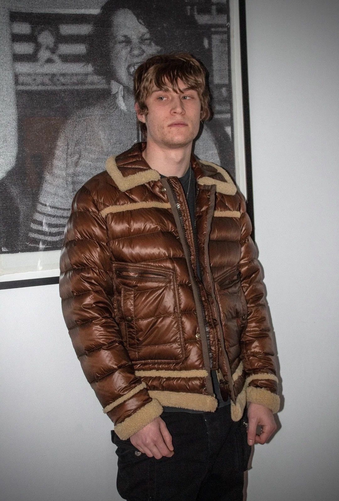 Moncler 🚭 GRAIL 🚭 CHIEF KEEF 2012 BROWN GIUBOTTO SHEARLING Size US L / EU 52-54 / 3 - 3 Thumbnail