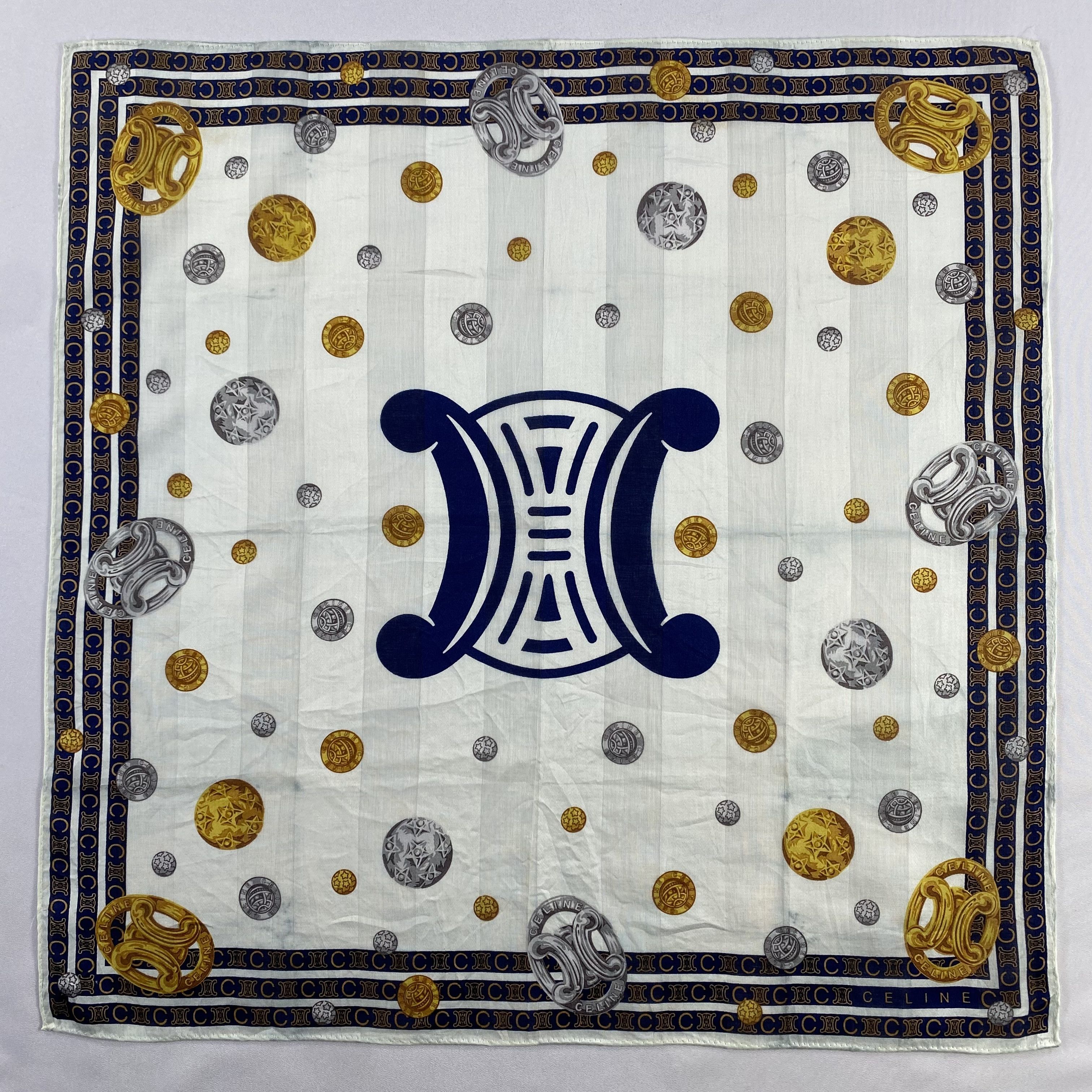 Celine × Vintage Celine Neckerchief / Bandana / Handkerchief-P1873 Size ONE SIZE - 1 Thumbnail