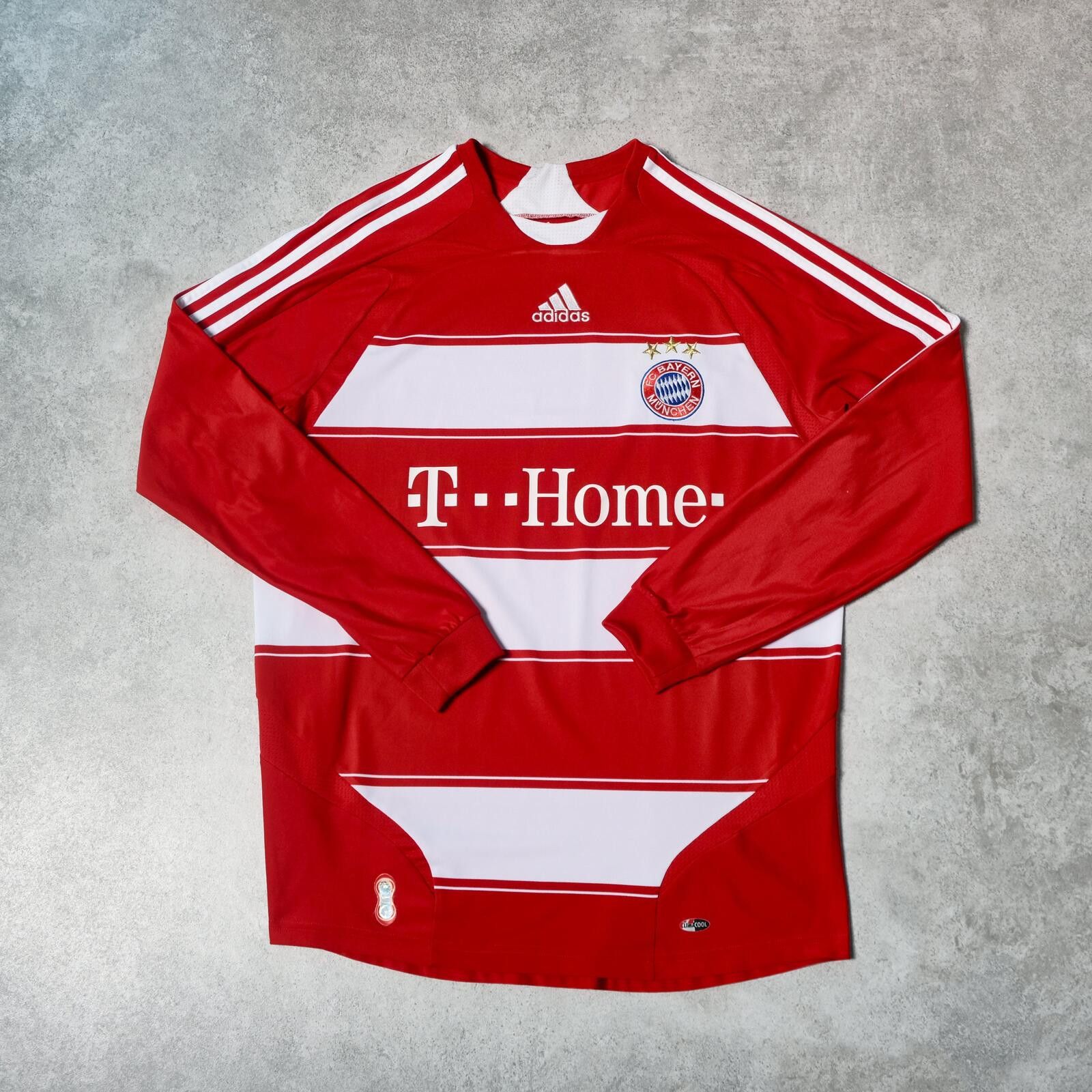 Adidas 2007/08 Bayern Munich Home Shirt Adidas (L/XL) Size US L / EU 52-54 / 3 - 1 Thumbnail