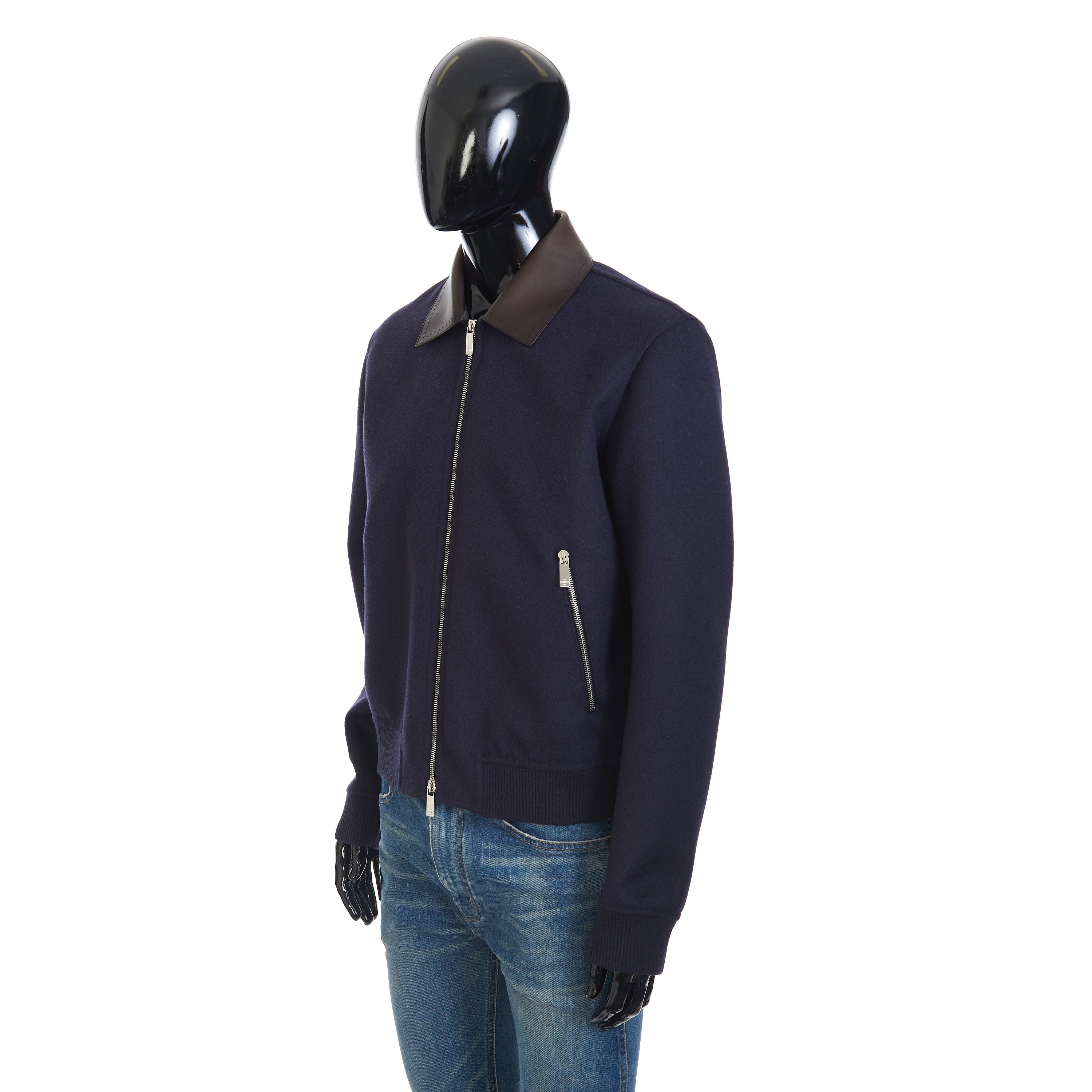 Berluti Double Face Blouson Jacket With Patinated Leather Collar Size US M / EU 48-50 / 2 - 2 Thumbnail