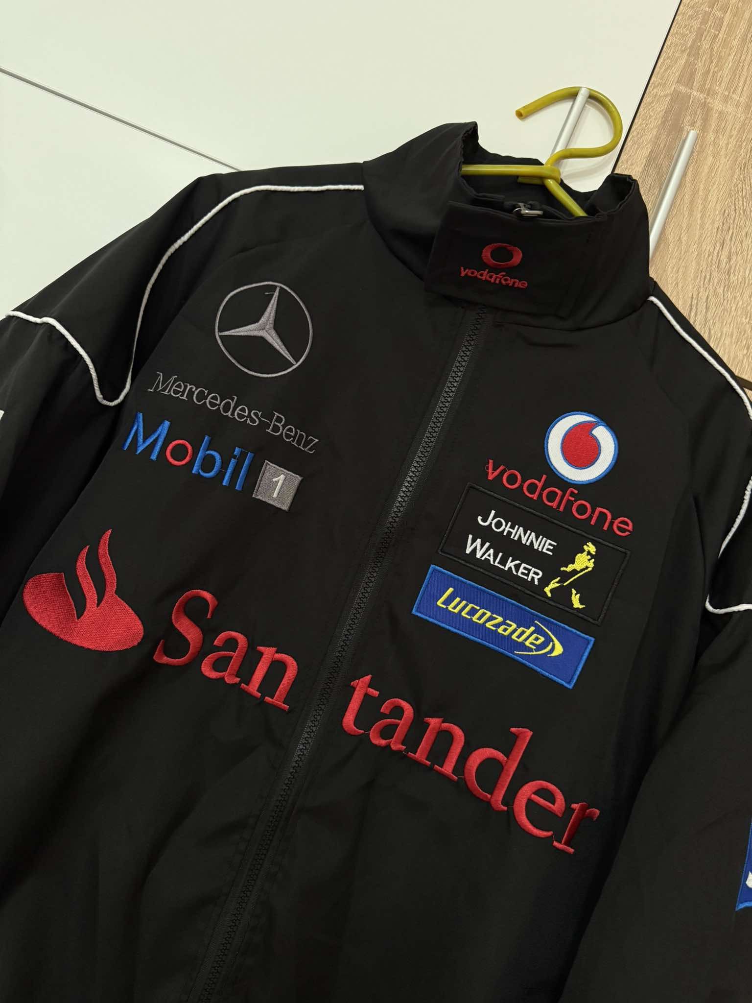 Mercedes-Benz × Vintage Vintage Mercedes Benz Racing Bomber Jacket Size US M / EU 48-50 / 2 - 2 Thumbnail