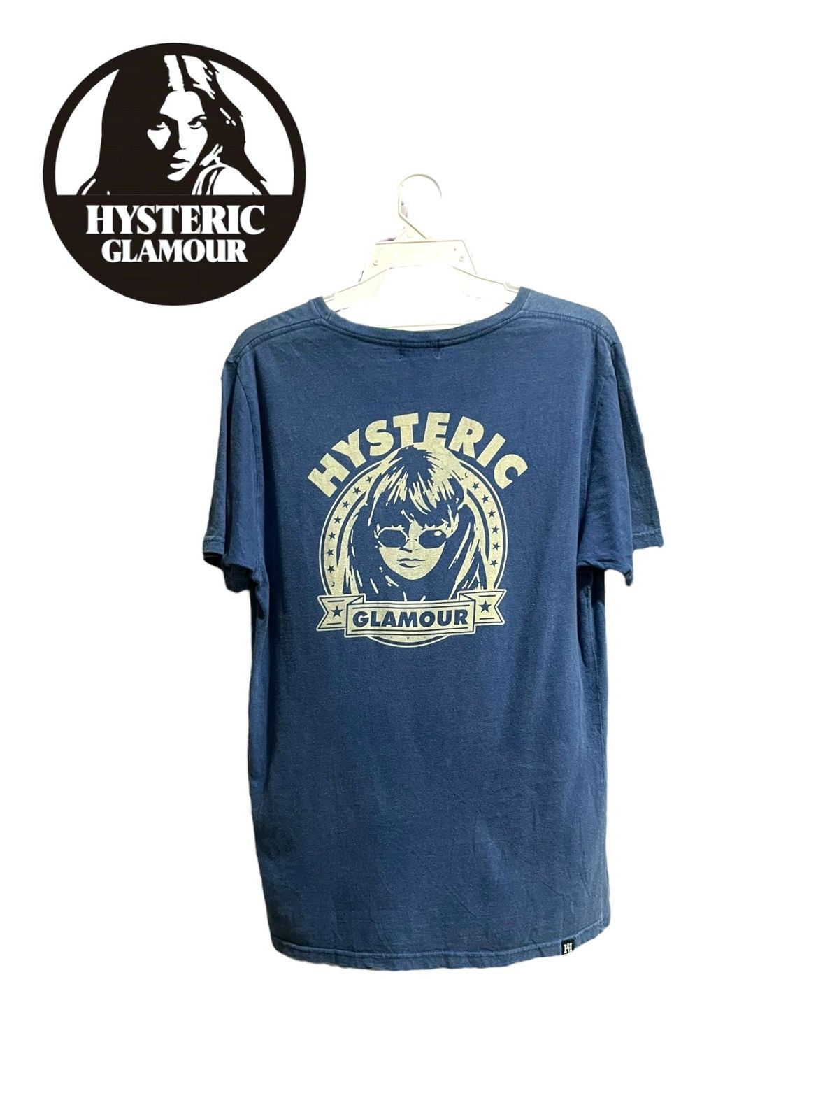 Hysteric Glamour Hysteric Glamour Secret Service Distressed Single Pocket Tee Size US M / EU 48-50 / 2 - 3 Thumbnail