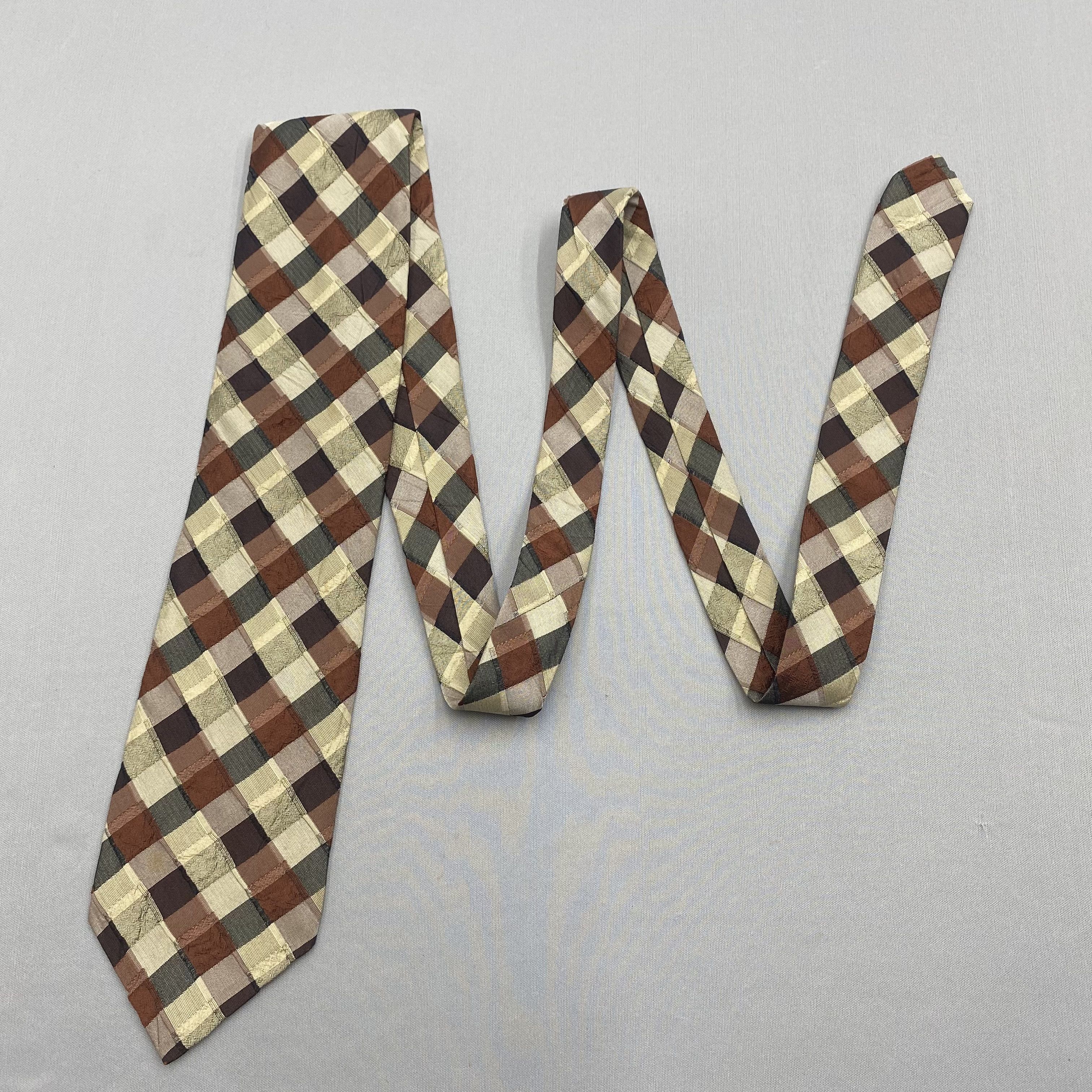 Issey Miyake Vintage Issey Miyake SILK Necktie Cravate Pure Silk Size ONE SIZE - 5 Thumbnail