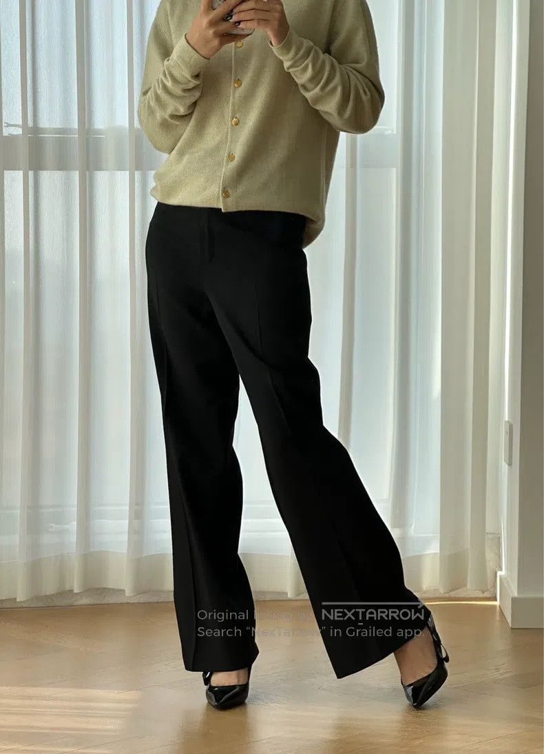 Hermes Hermes Vintage fine wool pleated casual dress pants for wo Size 24" / US 00 / IT 34 - 3 Thumbnail
