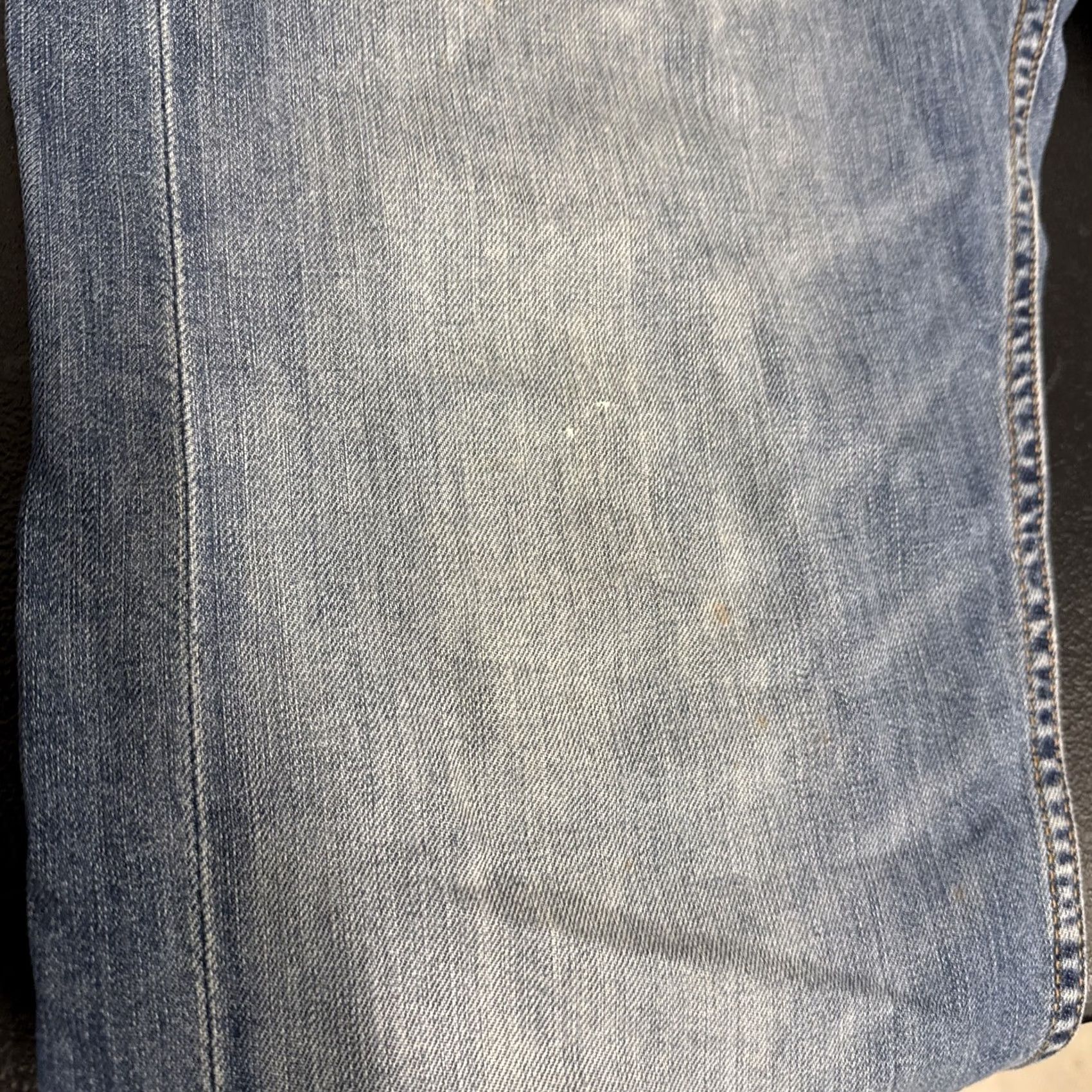 Levi's Levi's 505 Jeans Men 34 x 30 Blue Denim Straight Leg Medium Wash Stretch Vintage Regular Zip Size US 34 / EU 50 - 4 Thumbnail
