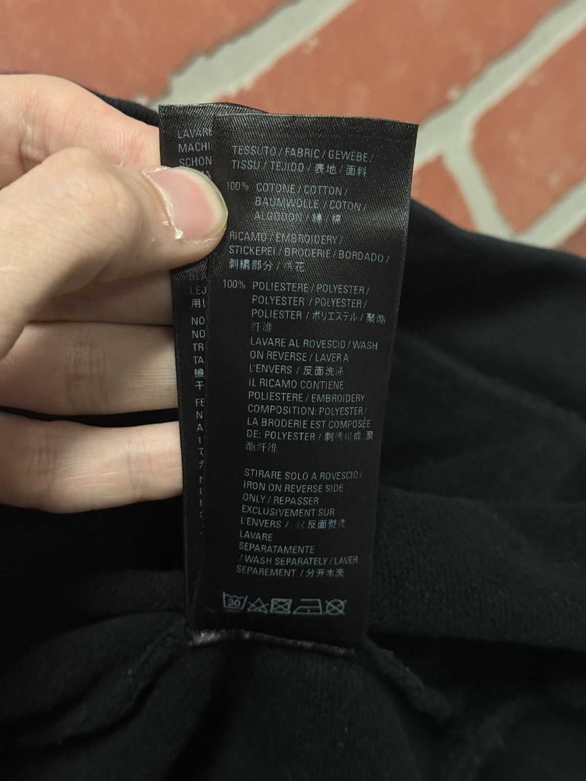 Balenciaga Balenciaga Black White Hoodie Size 2(M) Clean Size US M / EU 48-50 / 2 - 14 Thumbnail