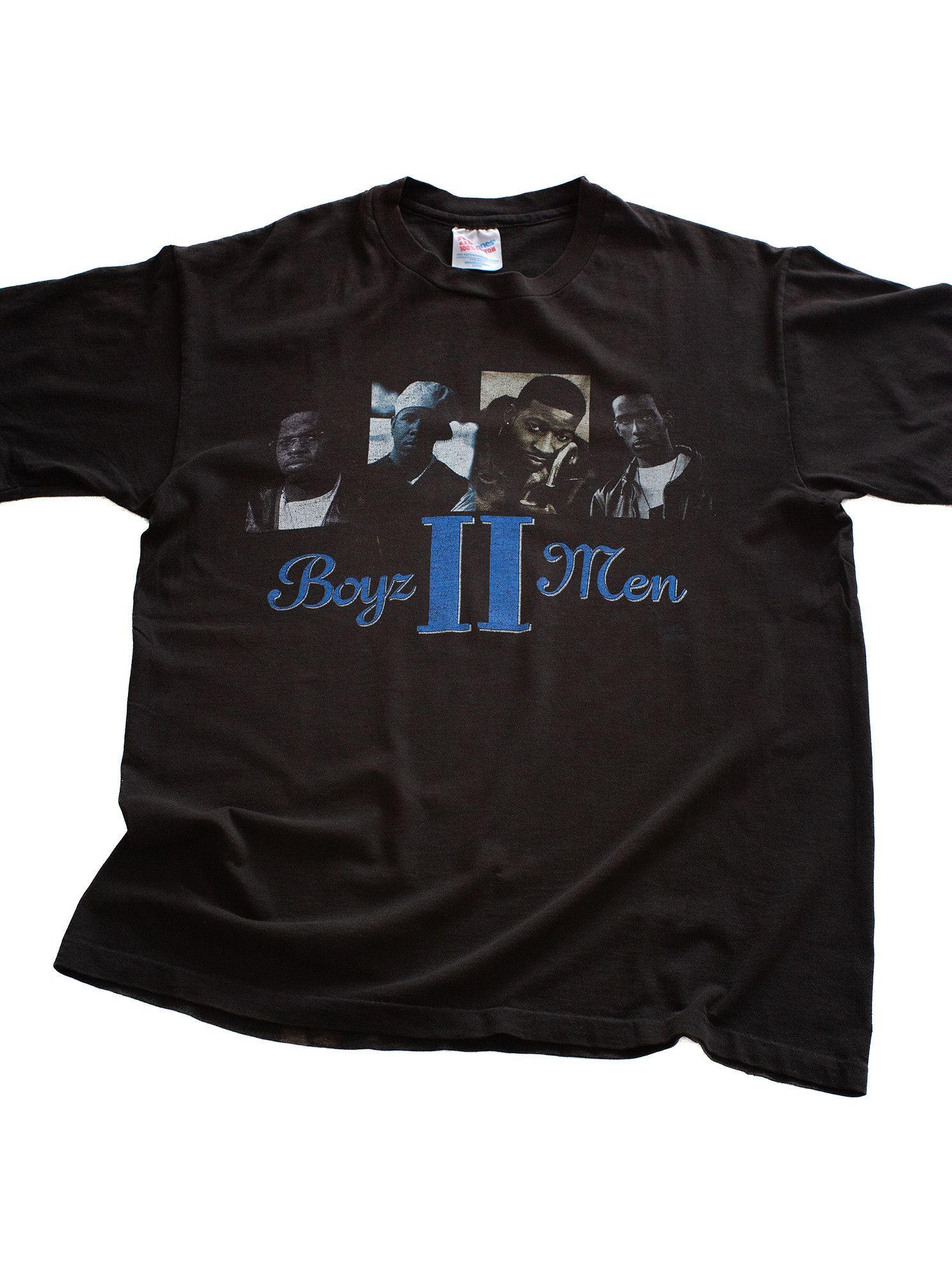 Band Tees Vintage 90s Boyz II Men "All Around The World" R&B T-shirt Size US L / EU 52-54 / 3 - 1 Thumbnail