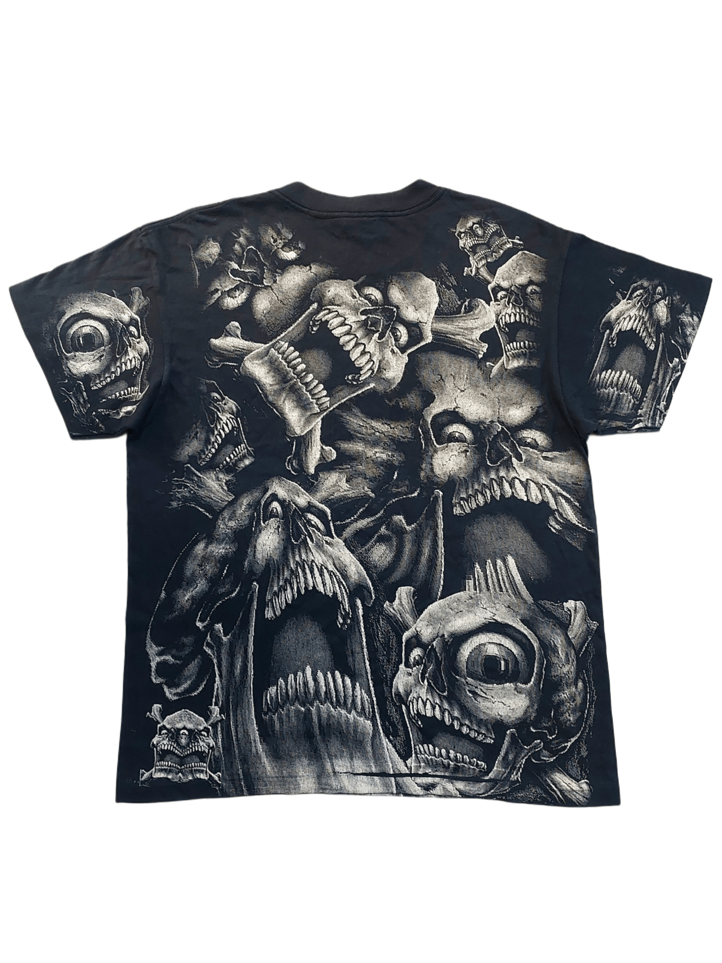 Vintage Vintage 3D Emblem Skull all overprint Size US L / EU 52-54 / 3 - 5 Thumbnail