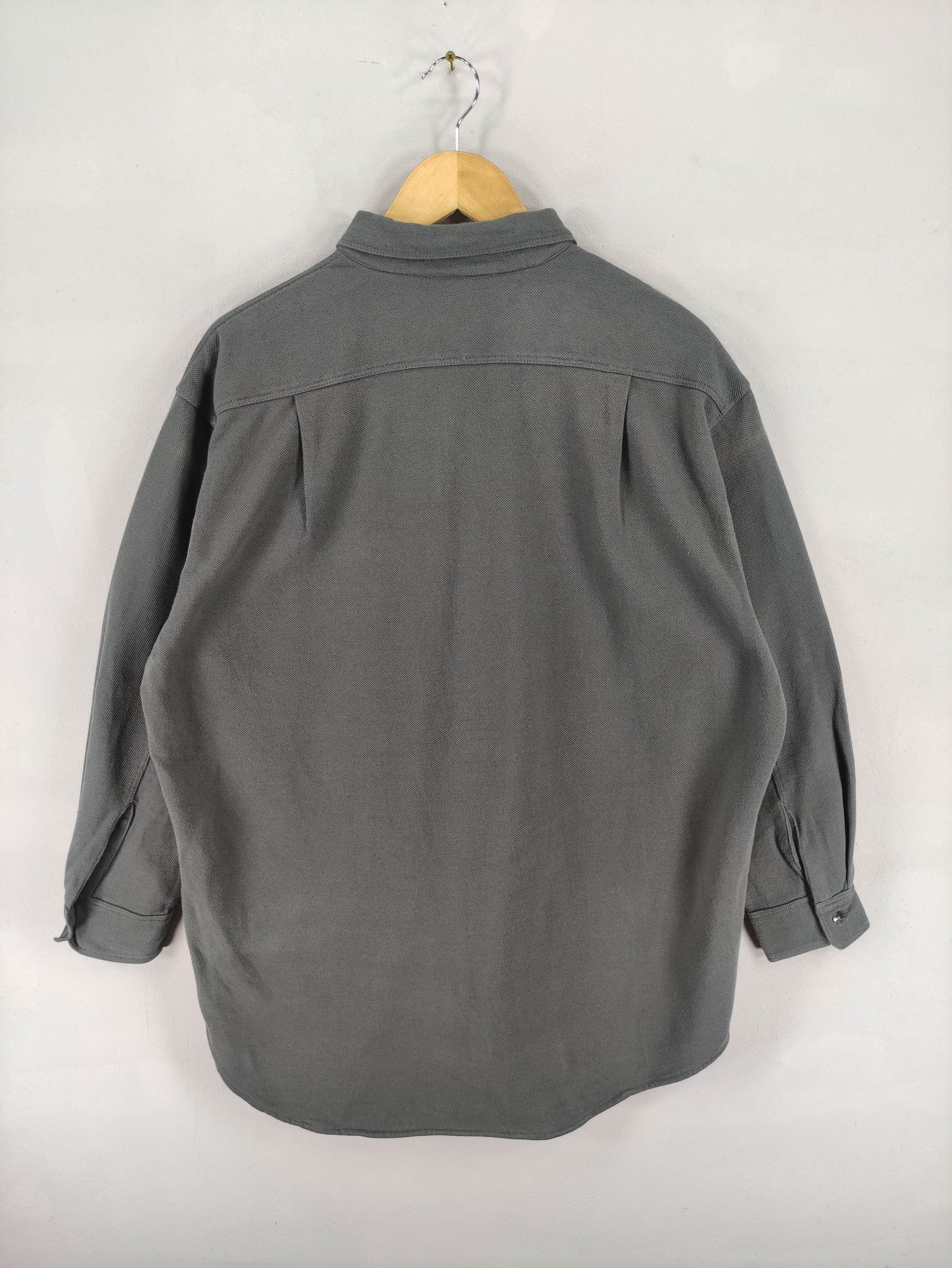 Emporio Armani Vintage Emporia Armani Shirt Button Up Long Sleeve Size US L / EU 52-54 / 3 - 11 Thumbnail