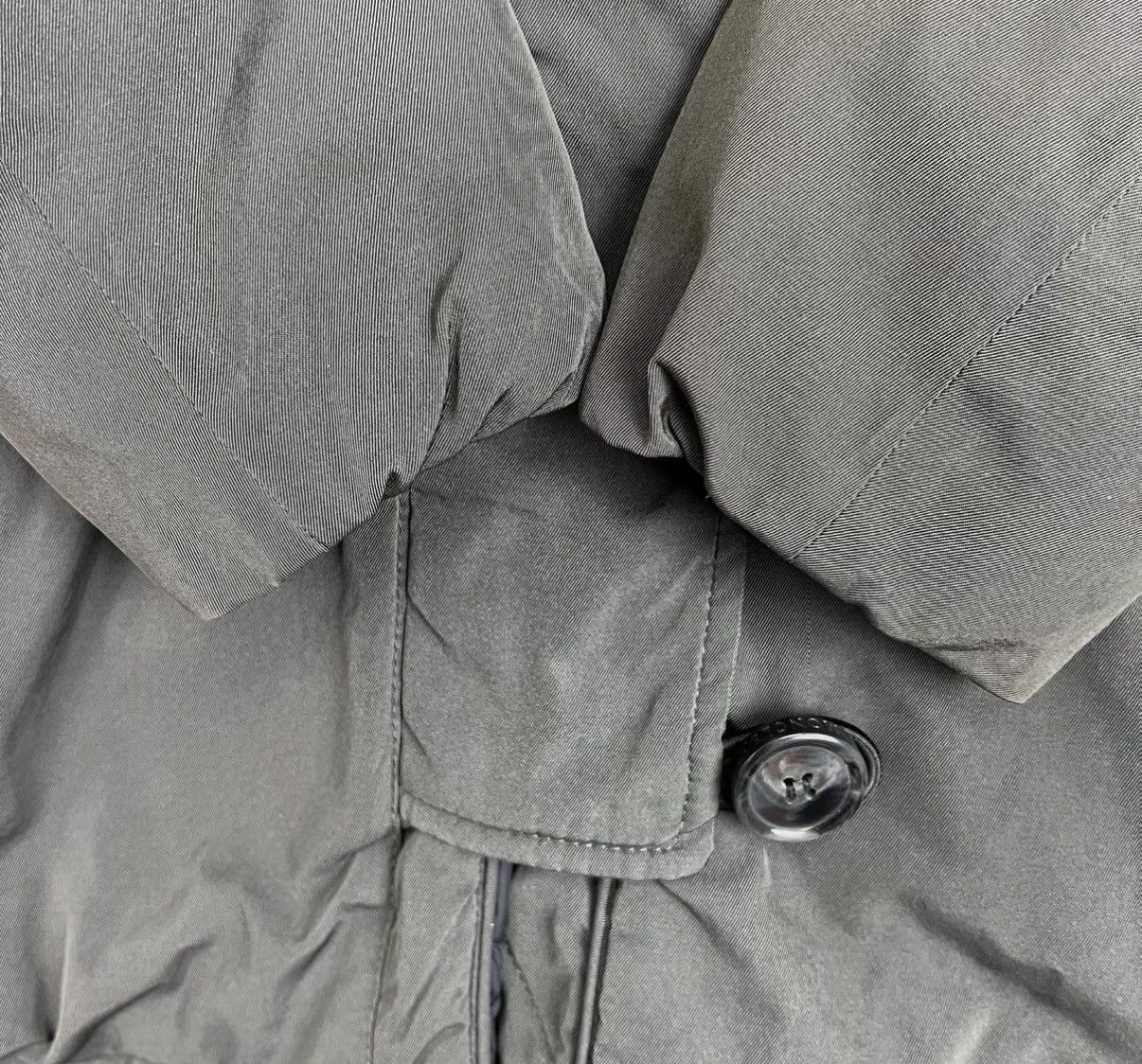 Moncler Moncler Olive Green Fur Collar Waist Down Jacket K12 Size S / US 4 / IT 40 - 6 Thumbnail