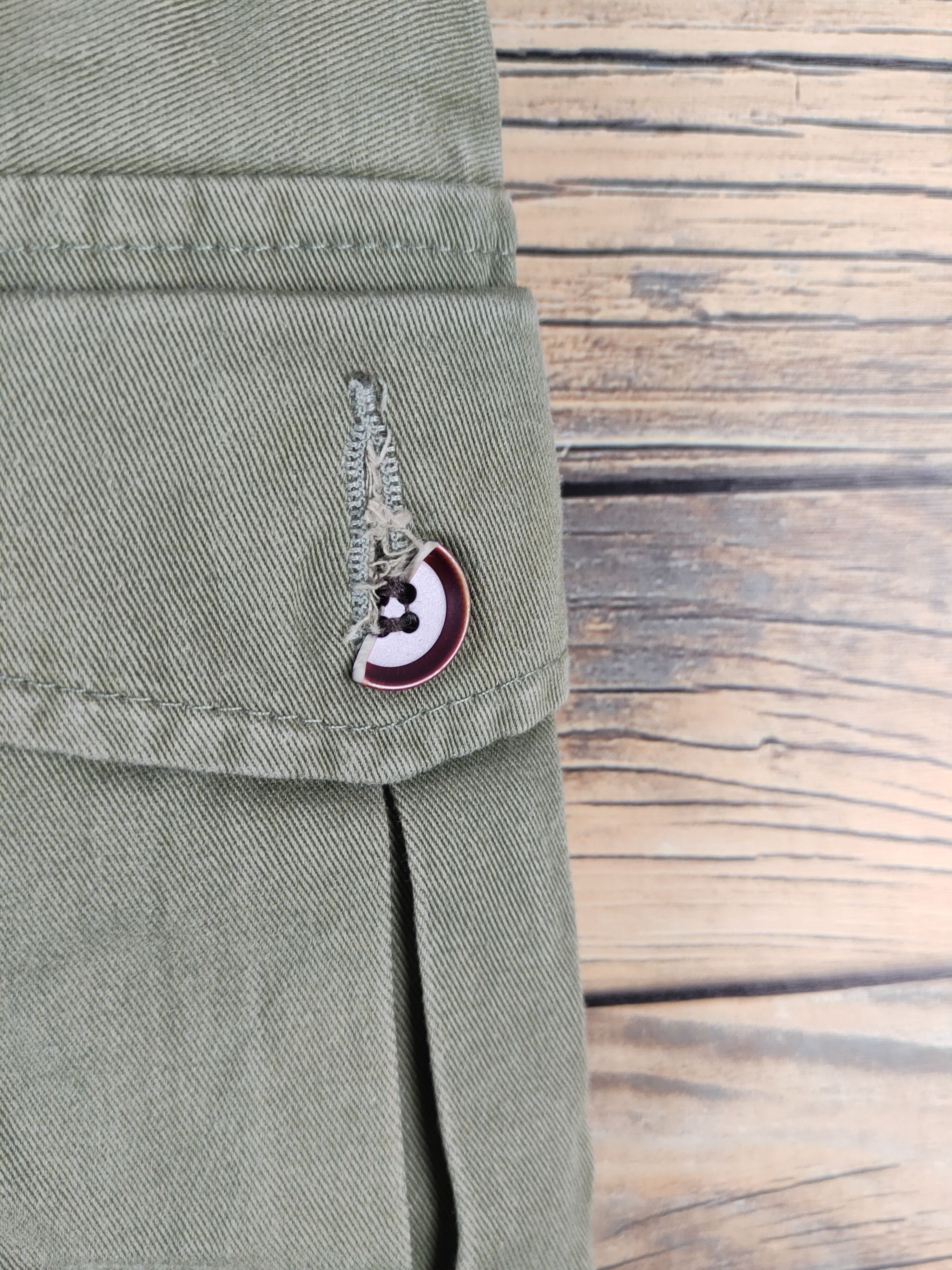 Japanese Brand DL N Floor Green Multipocket Tactical Cargo Pants #1348 Size US 31 - 5 Thumbnail