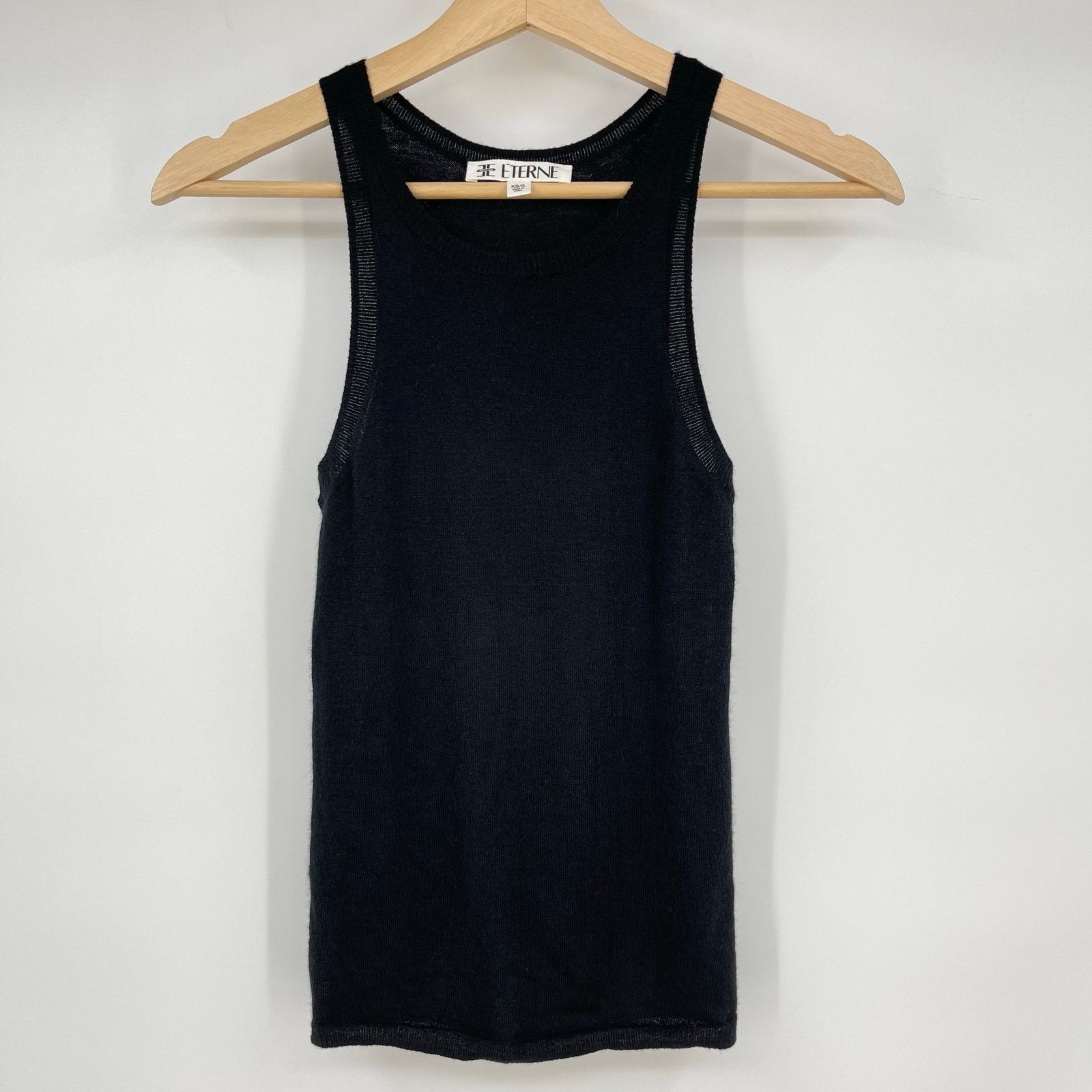 Other Eterne | Ryder Cashmere Tank Top in Black XS/S Size XS / US 0-2 / IT 36-38 - 2 Thumbnail