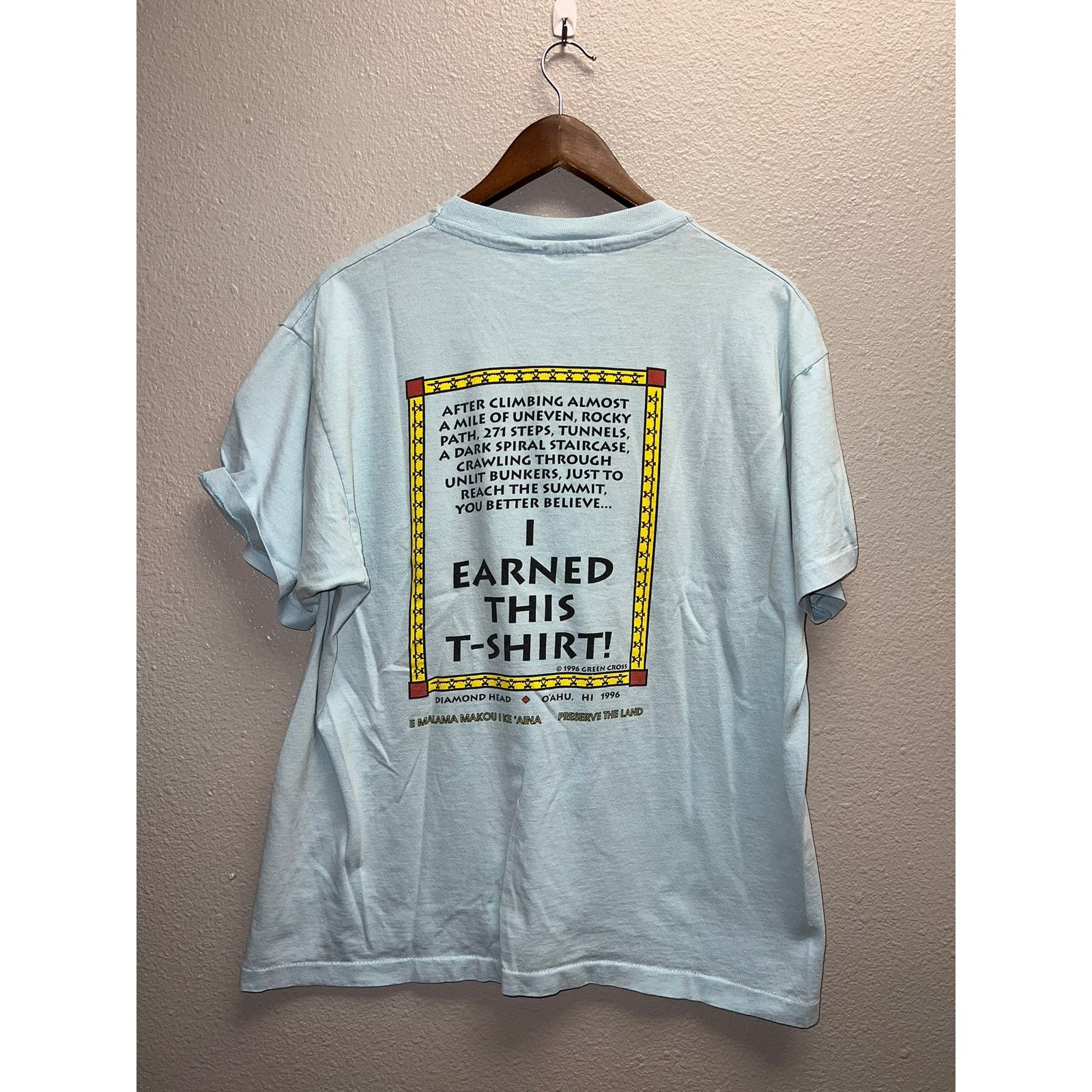 Anvil Vintage Hawaii Shirt Summit Club Diamond Head Oahu Tee 90s Size US L / EU 52-54 / 3 - 6 Thumbnail