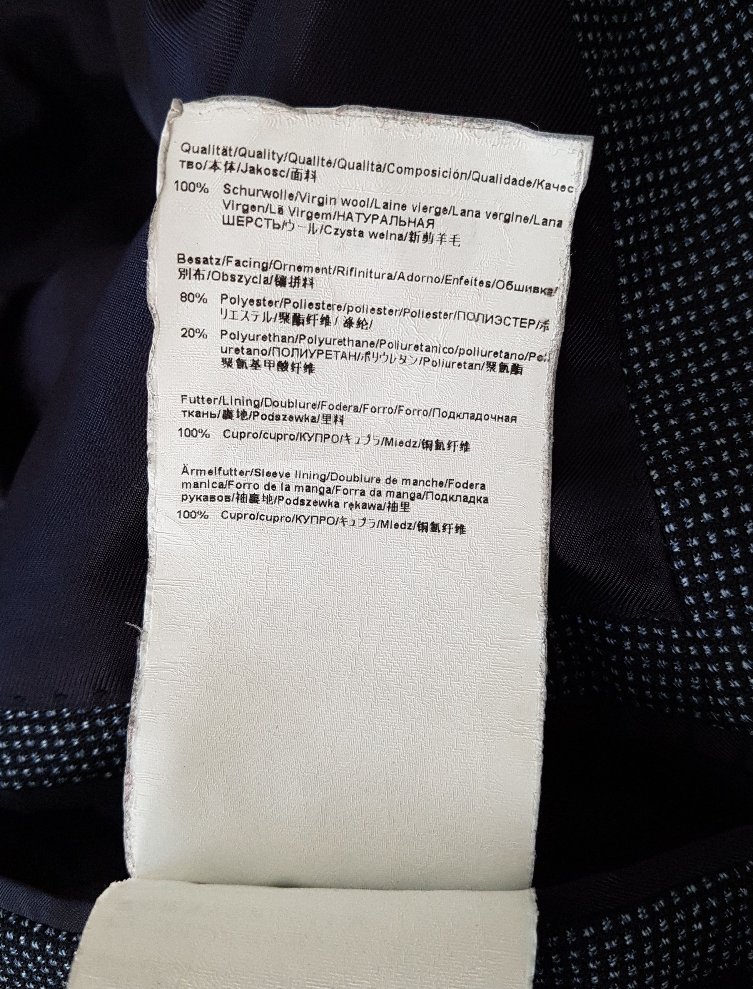 Hugo Boss Hugo Boss Virgin Wool Blazer with Elbow Patches Size 40R - 13 Thumbnail