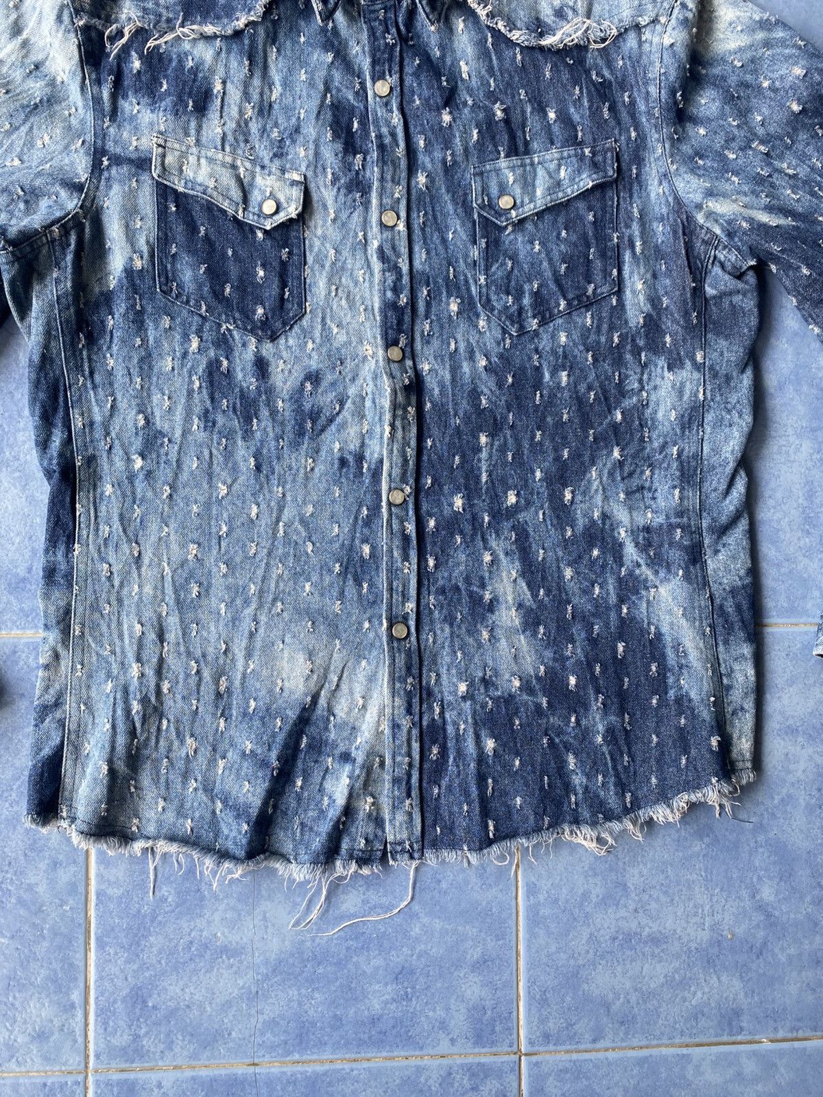 semanticdesign Semantic Design Western Shirt Distressed Design Size US M / EU 48-50 / 2 - 5 Thumbnail