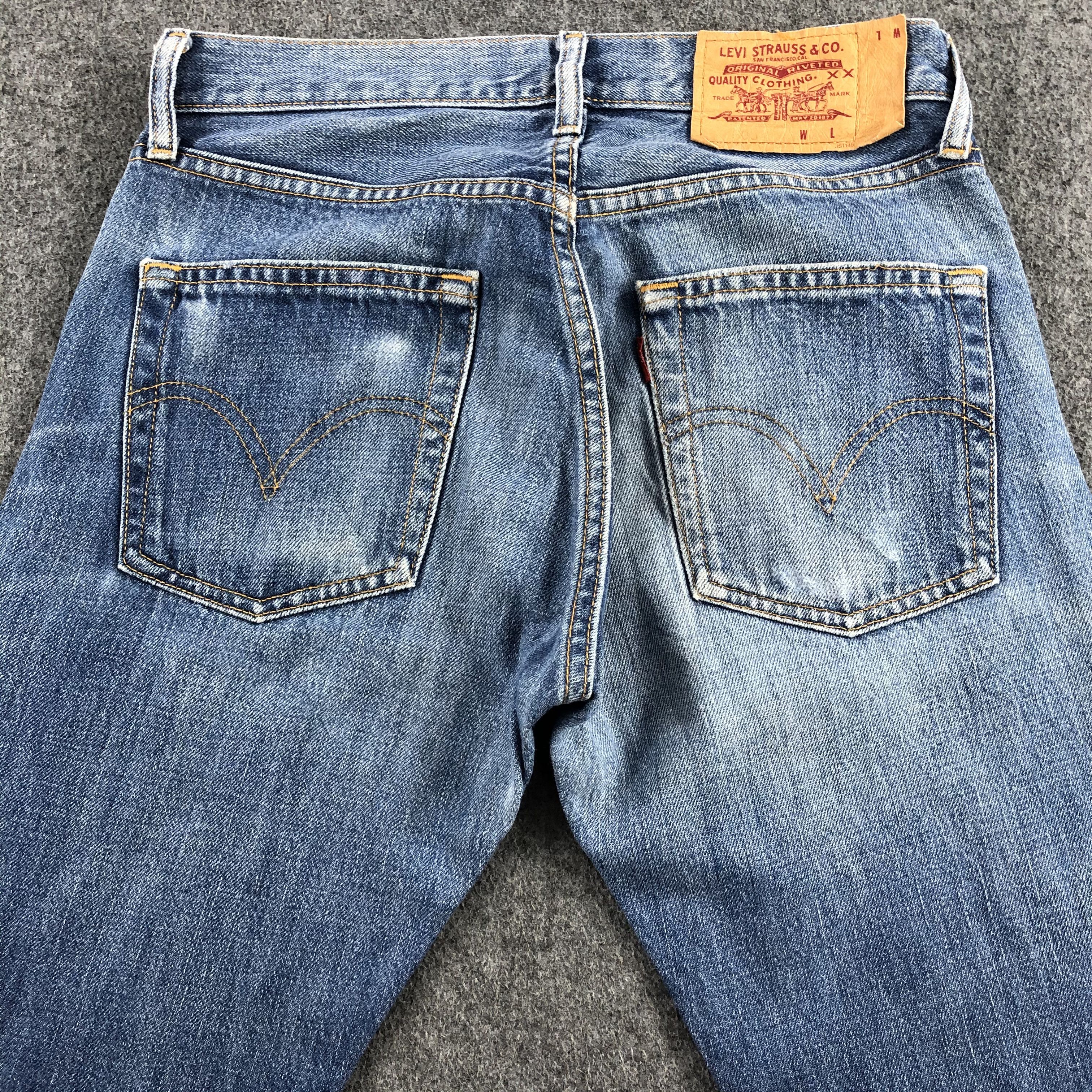 Levi's 90s Vintage Blue Wash Levis 505 Jeans-J1911 Size US 29 - 4 Thumbnail