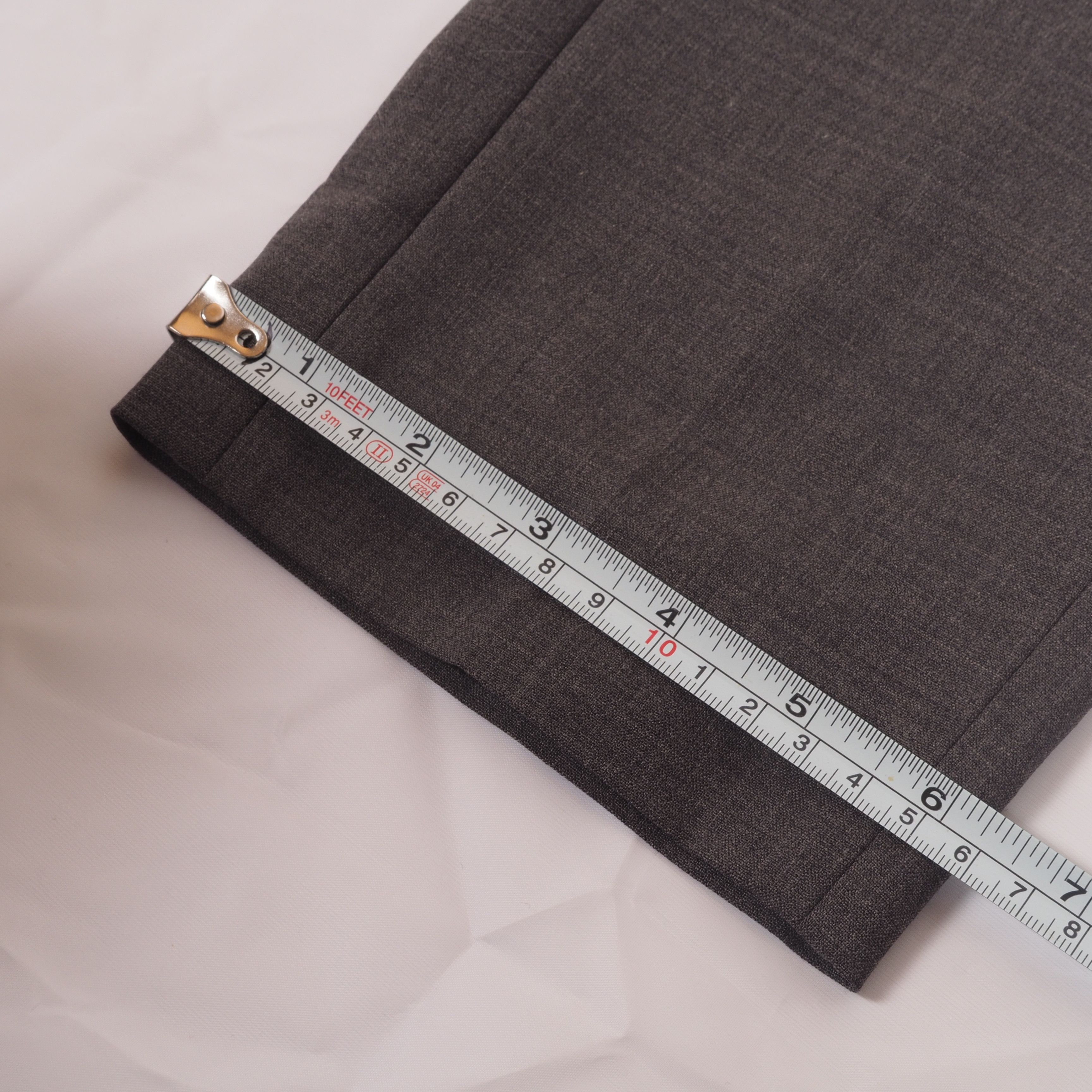 Brunello Cucinelli Brunello Cucinelli Wool Dress Pants Elastic Waist Tapered Size 30" / US 8 / IT 44 - 17 Thumbnail