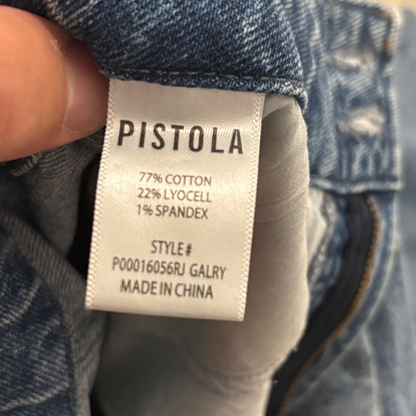 Pistola NWT Pistola Wide-Leg Jeans in Classic Blue Size 30 Size 30" / US 8 / IT 44 - 9 Thumbnail