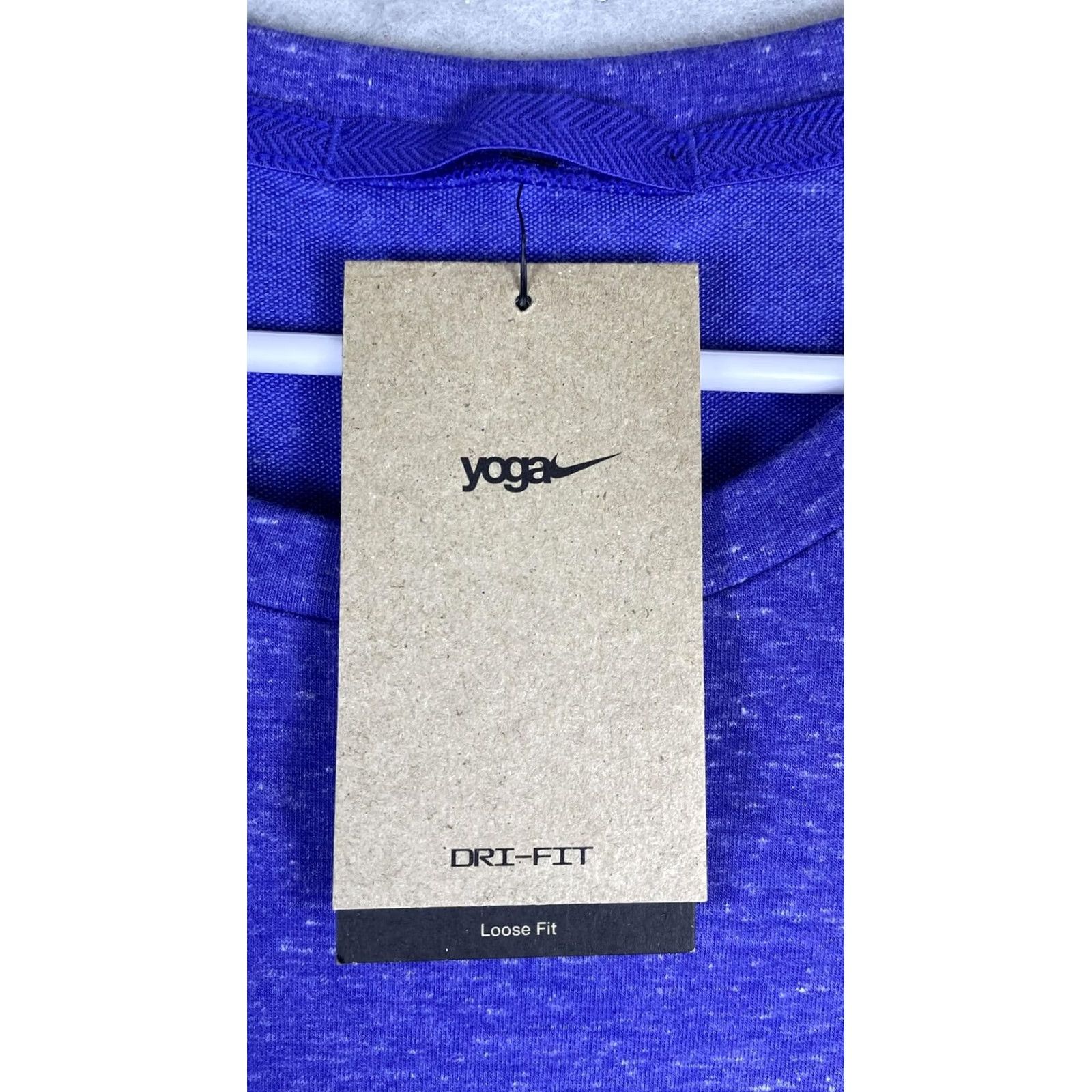 Nike Nike Dri-FIT Shirt Mens Large Blue Short Sleeve Yoga Training Top Pockets Size US L / EU 52-54 / 3 - 3 Thumbnail