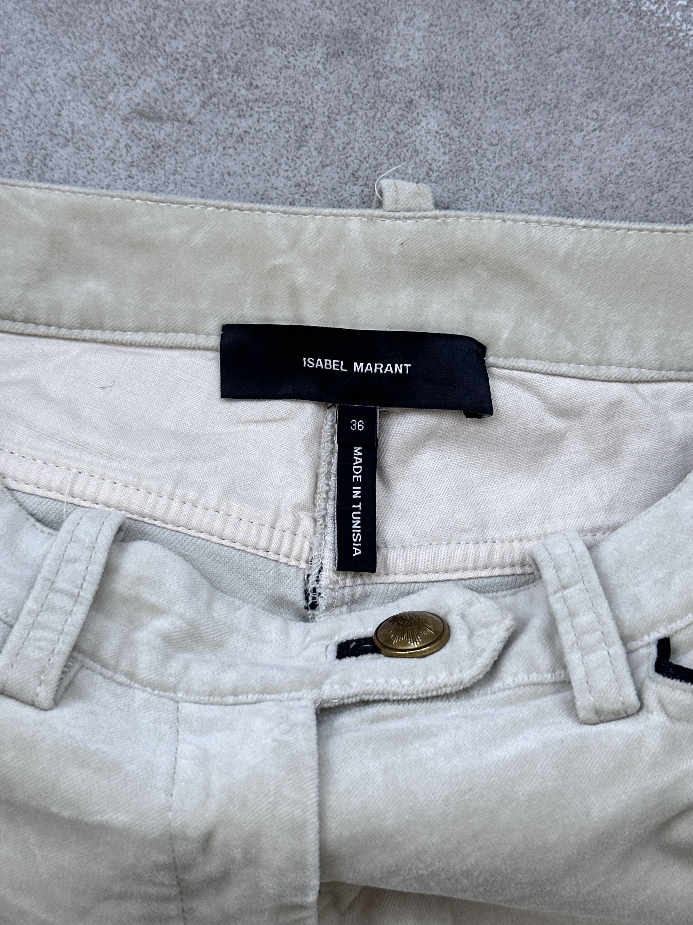 Isabel Marant Isabel Marant Etoile Beige Pants Trousers Size 25" / US 0 / IT 36 - 6 Thumbnail