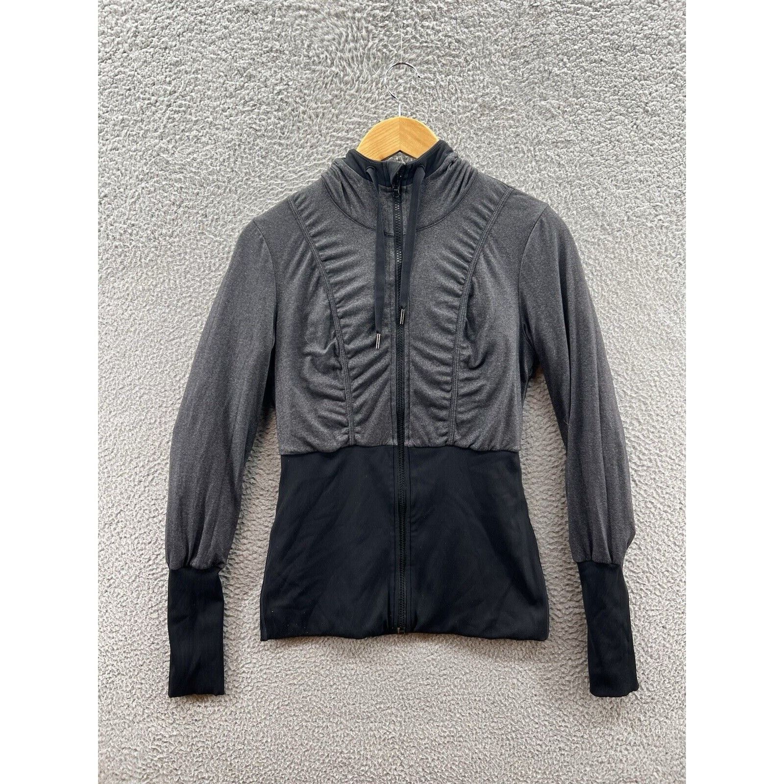 Other Lululemon Dance Studio Reversible Black/Gray Jacket Size 10 Size L / US 10 / IT 46 - 2 Thumbnail