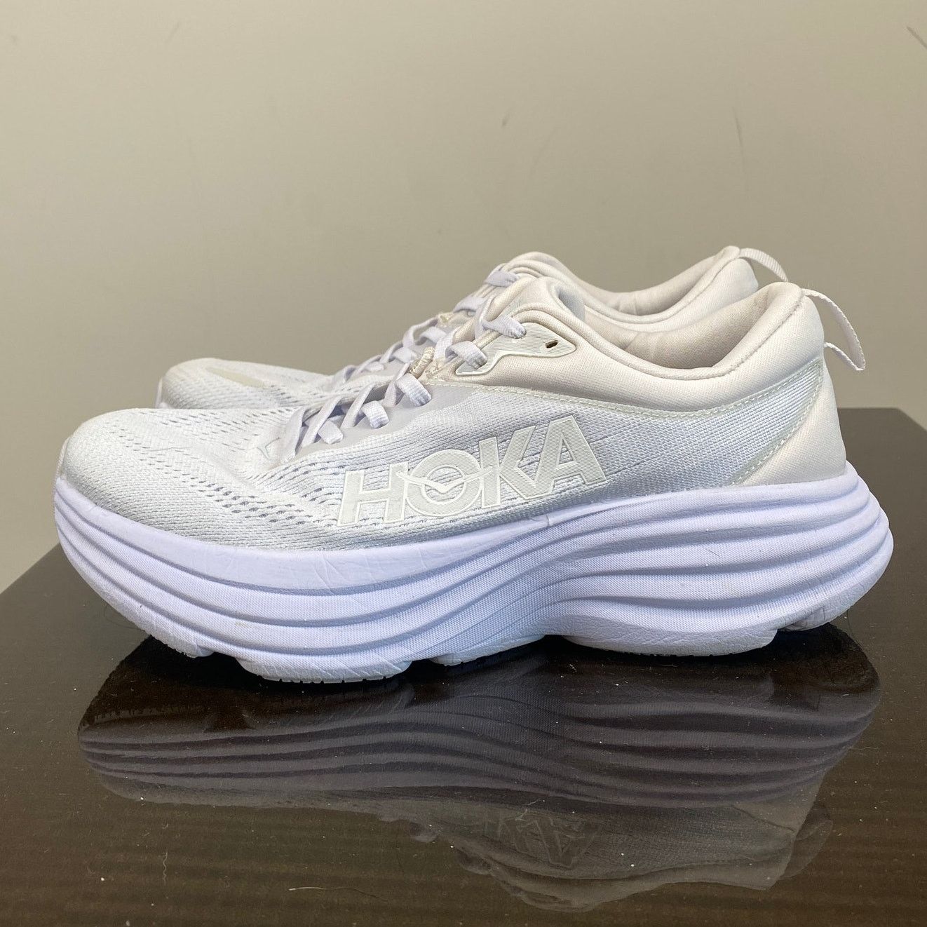 Hoka One One Bondi 8 Running Sneakers Shoes Men's 7D