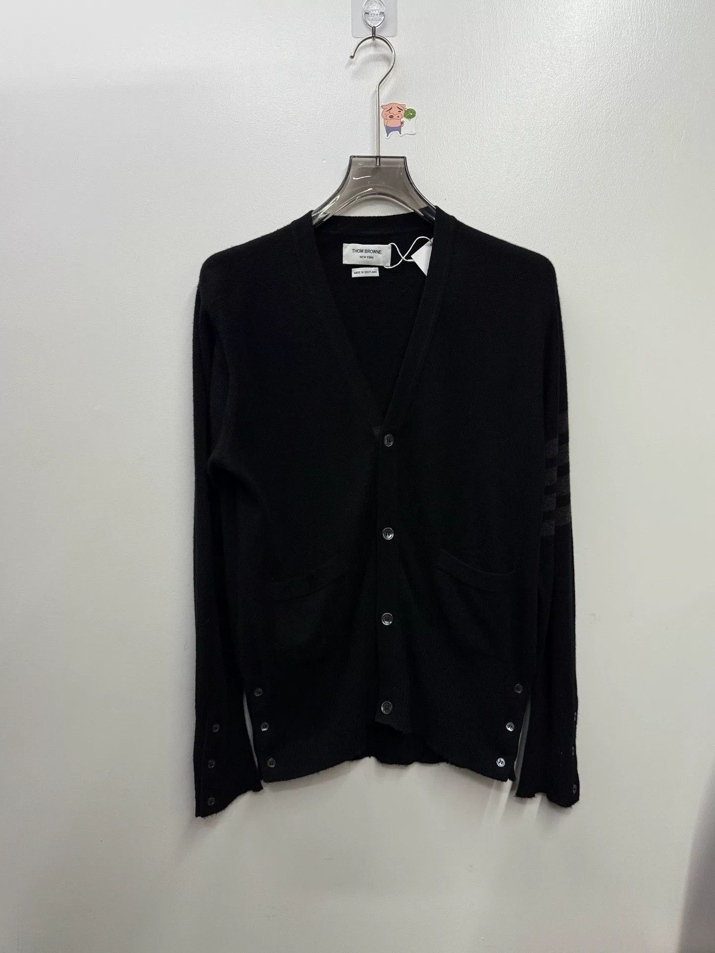 Thom Browne Thom Browne 4-Stripe Wool Cardigan Size US S / EU 44-46 / 1 - 1 Thumbnail