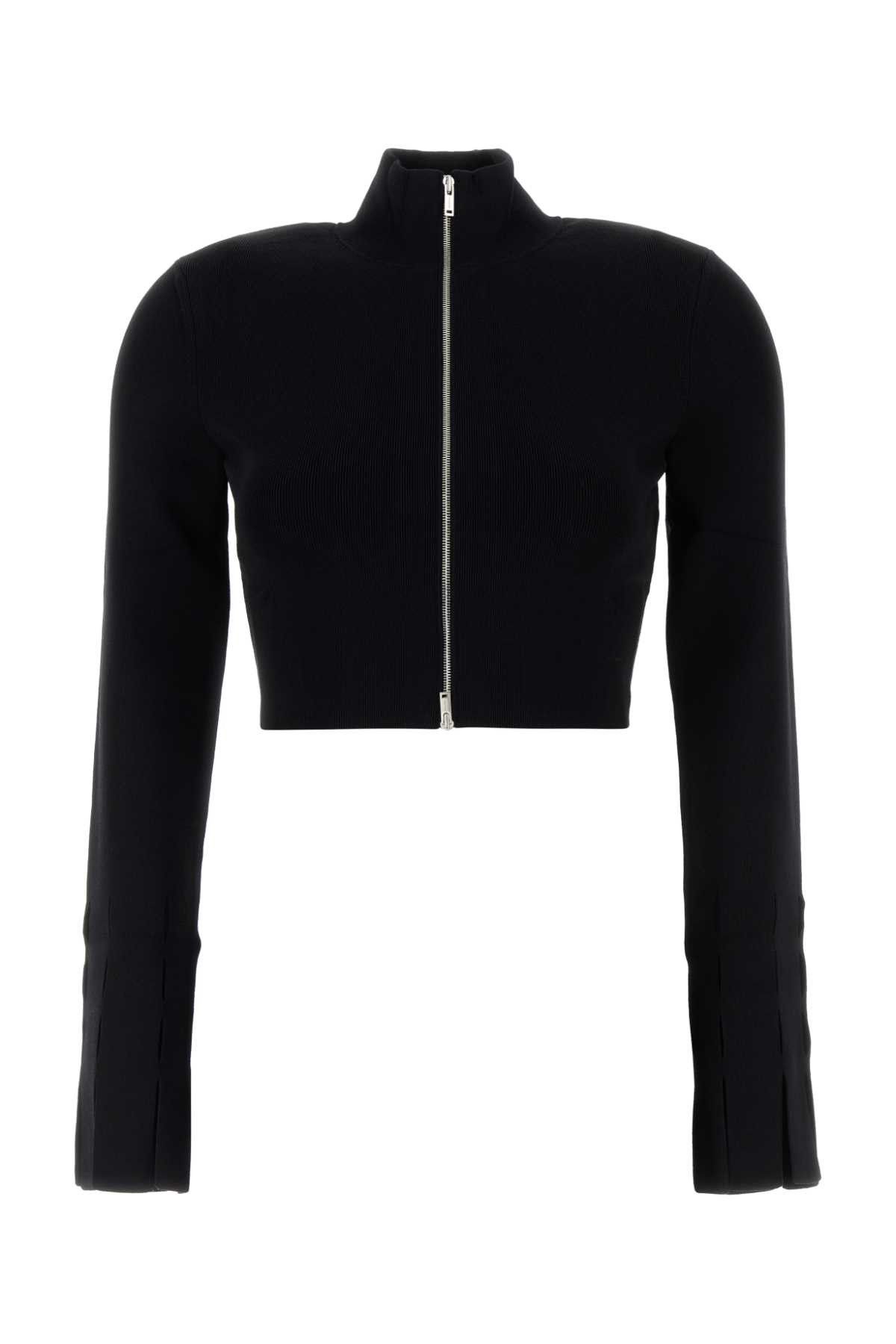 Nanushka Black Stretch Viscose Blend Izan Cardigan Size M / US 6-8 / IT 42-44 - 1 Thumbnail
