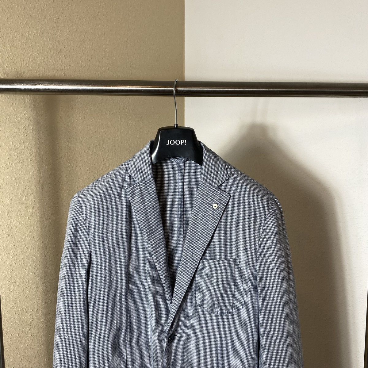L.B.M. 1911 Linen & Nylon Blazef L.B.M 1911 blau mens Size 48R - 8 Thumbnail