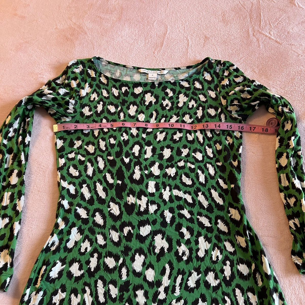 Diane von Furstenberg Diane Von Fustenberg green leopard print LS silk blend M Size M / US 6-8 / IT 42-44 - 12 Thumbnail