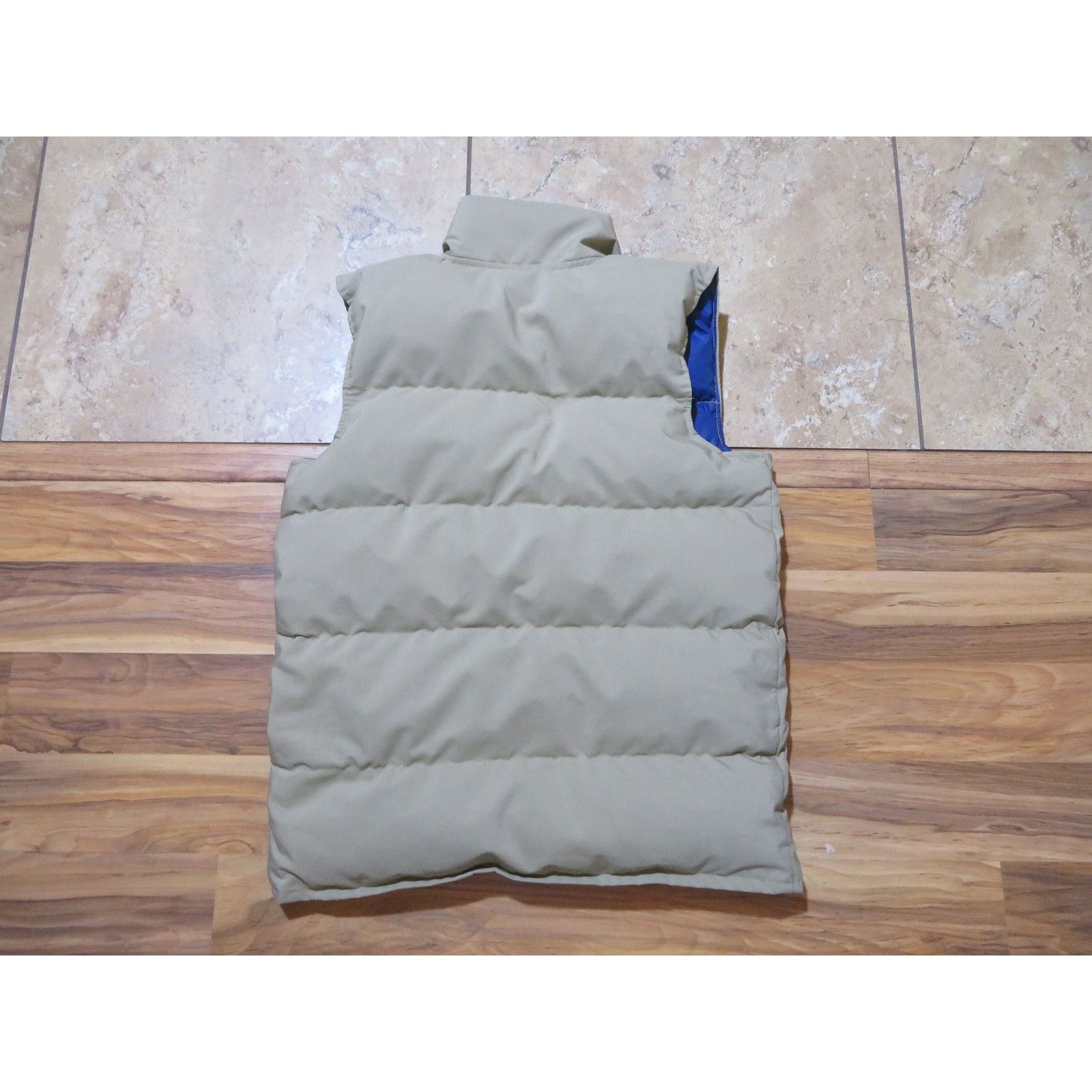 Mustang Action Sportswear By Mustang Goose Down Beige Vest M 1980s Size US M / EU 48-50 / 2 - 2 Thumbnail
