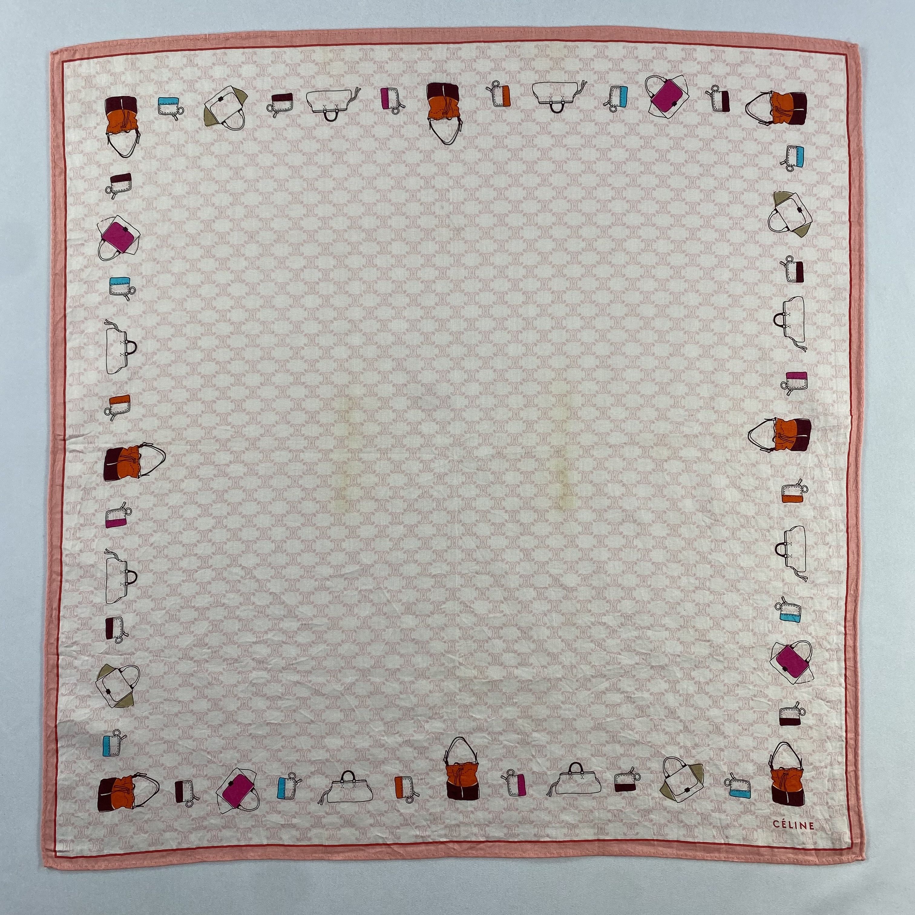 Celine × Vintage Celine Neckerchief / Bandana / Handkerchief-P1941 Size ONE SIZE - 1 Thumbnail