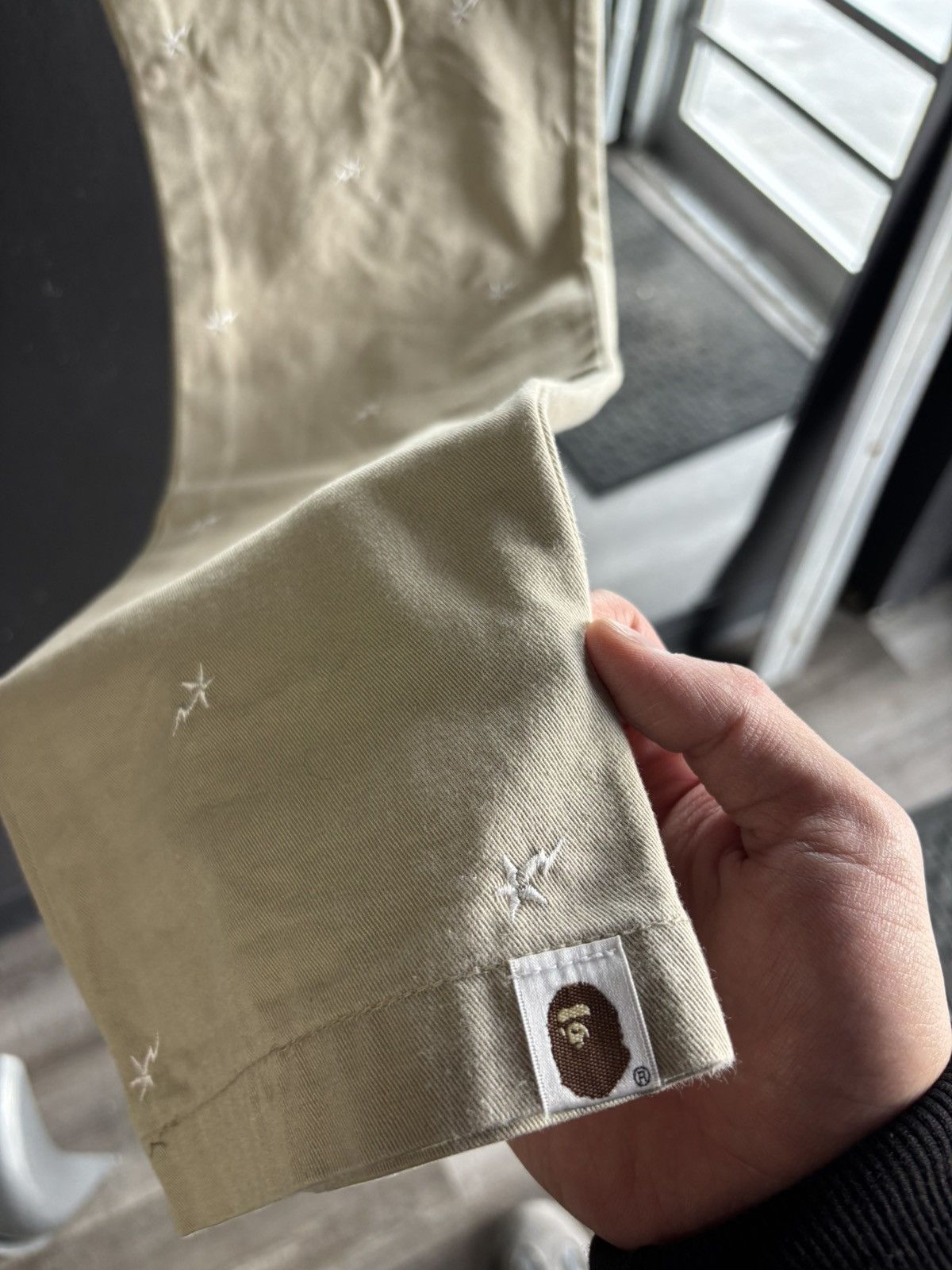 Bape BAPE BAPESTA KHAKI PANTS STARS Size US 32 / EU 48 - 6 Thumbnail