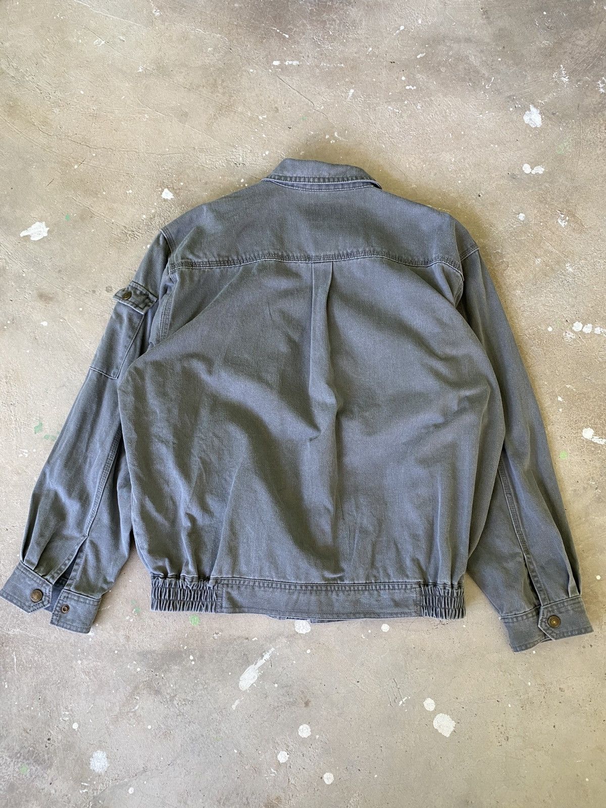 Japanese Brand Grancisco Japanese Workwear Utility Jacket Gray Size US L / EU 52-54 / 3 - 11 Thumbnail