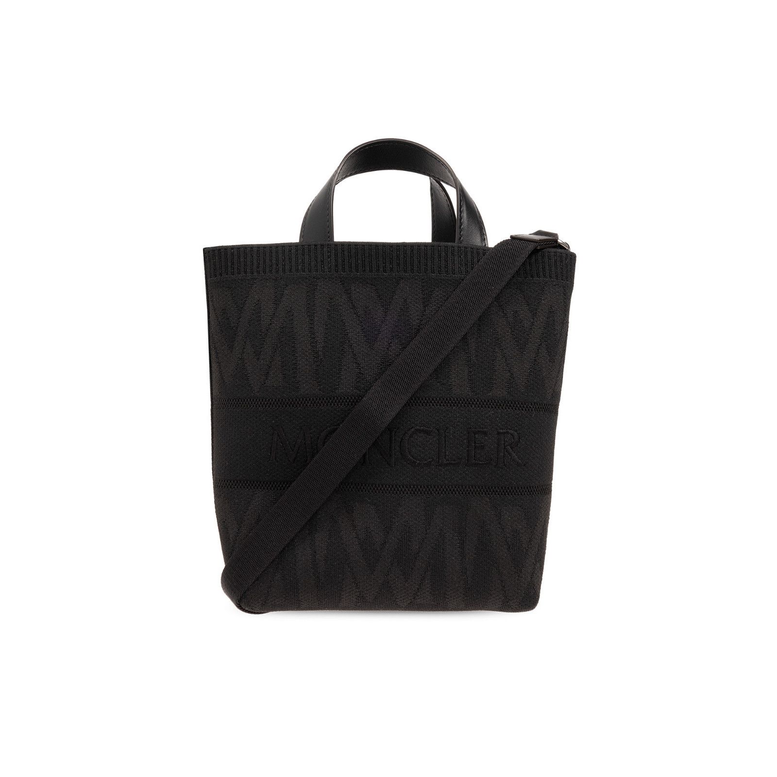 Moncler MONCLER Mini Knot Black Top Handle Bag New Size ONE SIZE - 1 Thumbnail