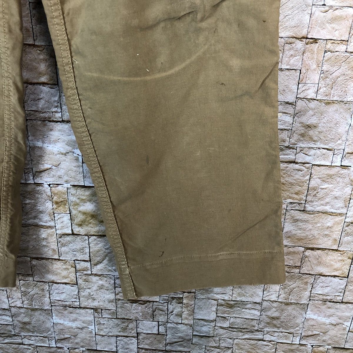 HOLLYWOOD RANCH MARKET D HRM Hollywood Ranch Market Brown ripped cargo Pants #A350 Size US 32 / EU 48 - 13 Thumbnail