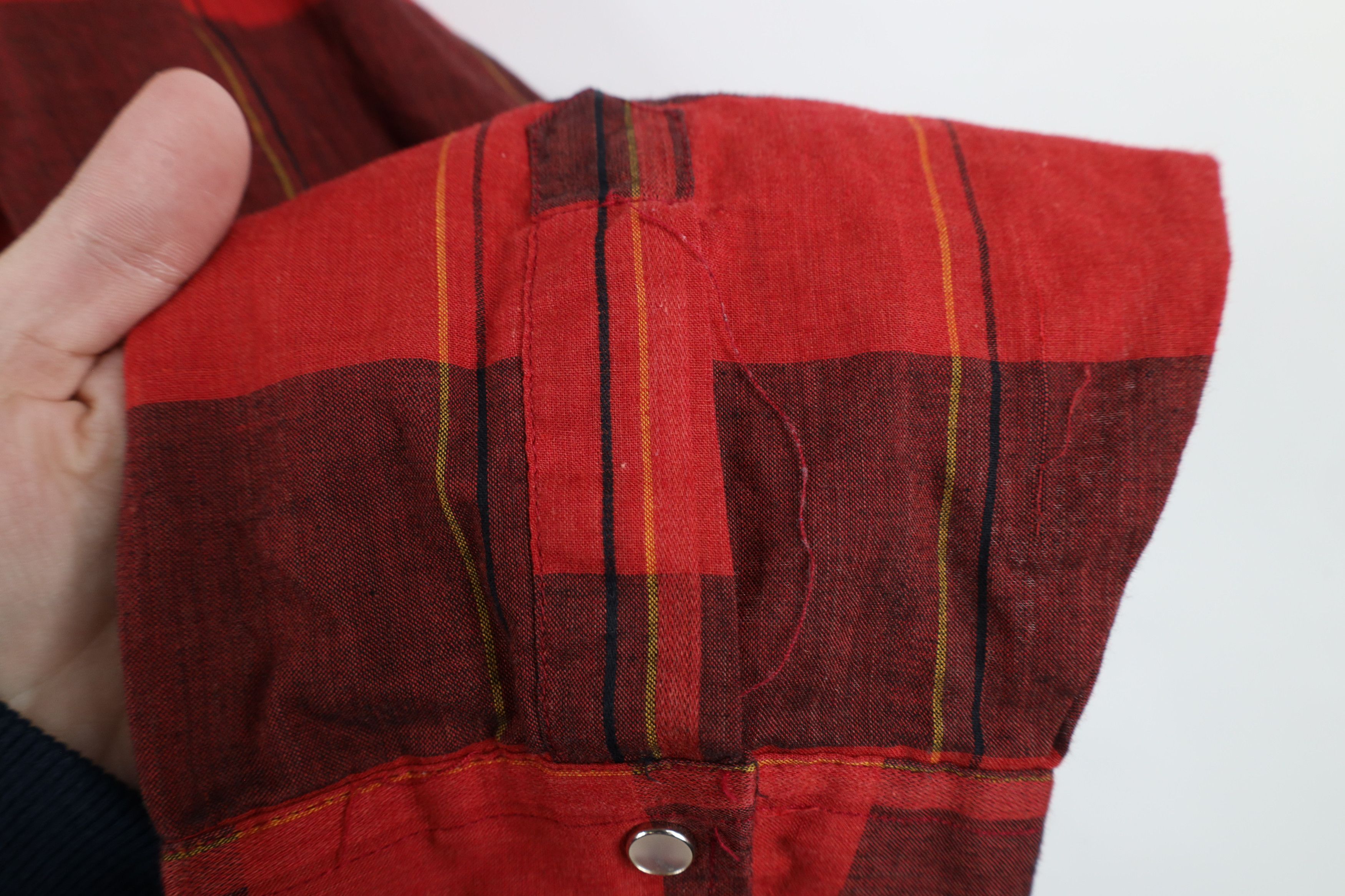 Vintage Vintage 70s Rockabilly Western Cowboy Snap Button Shirt Size US L / EU 52-54 / 3 - 4 Thumbnail