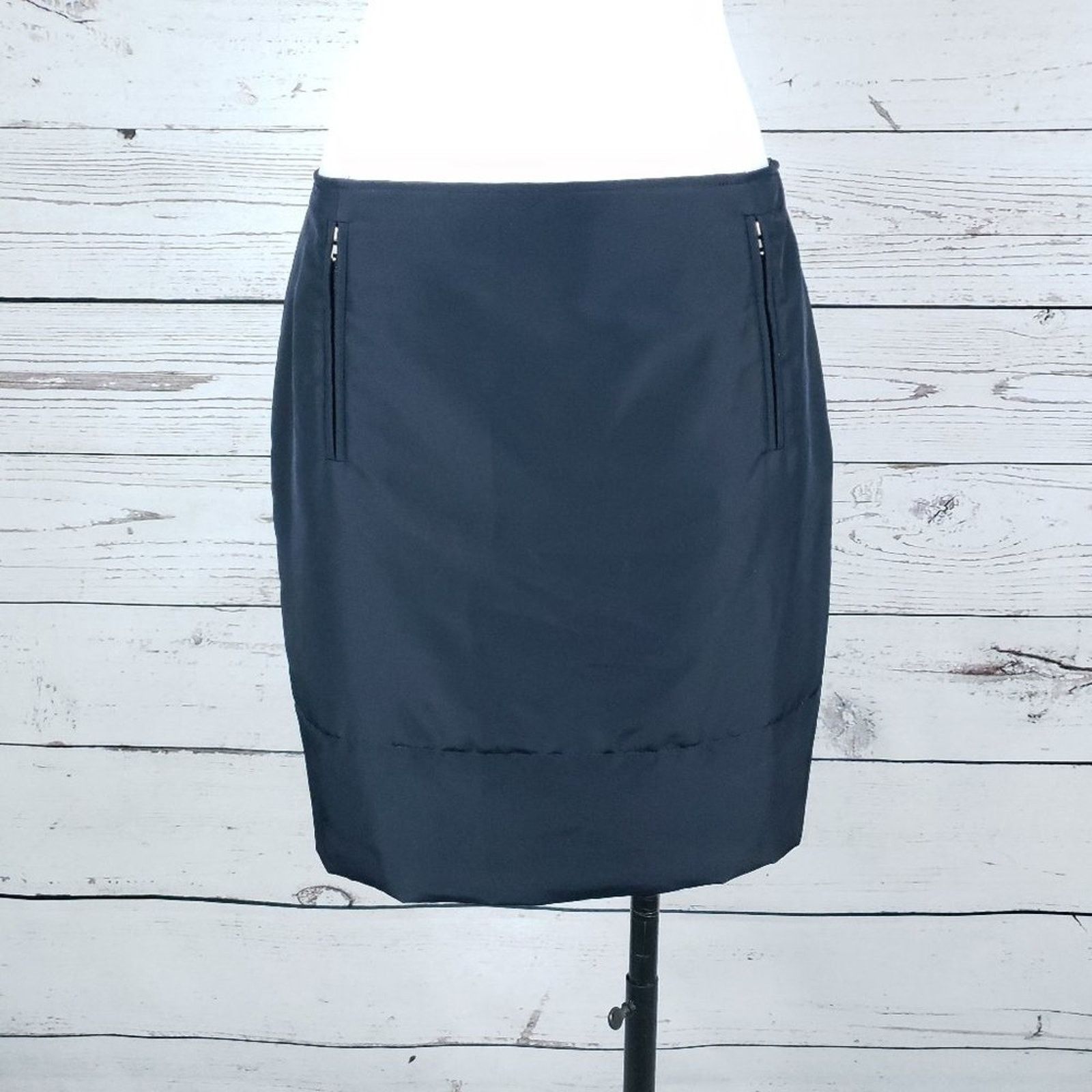 Other Weekend by MaxMara Black Quilted Mini Skirt w/ Pockets 8 Size 30" / US 8 / IT 44 - 1 Thumbnail