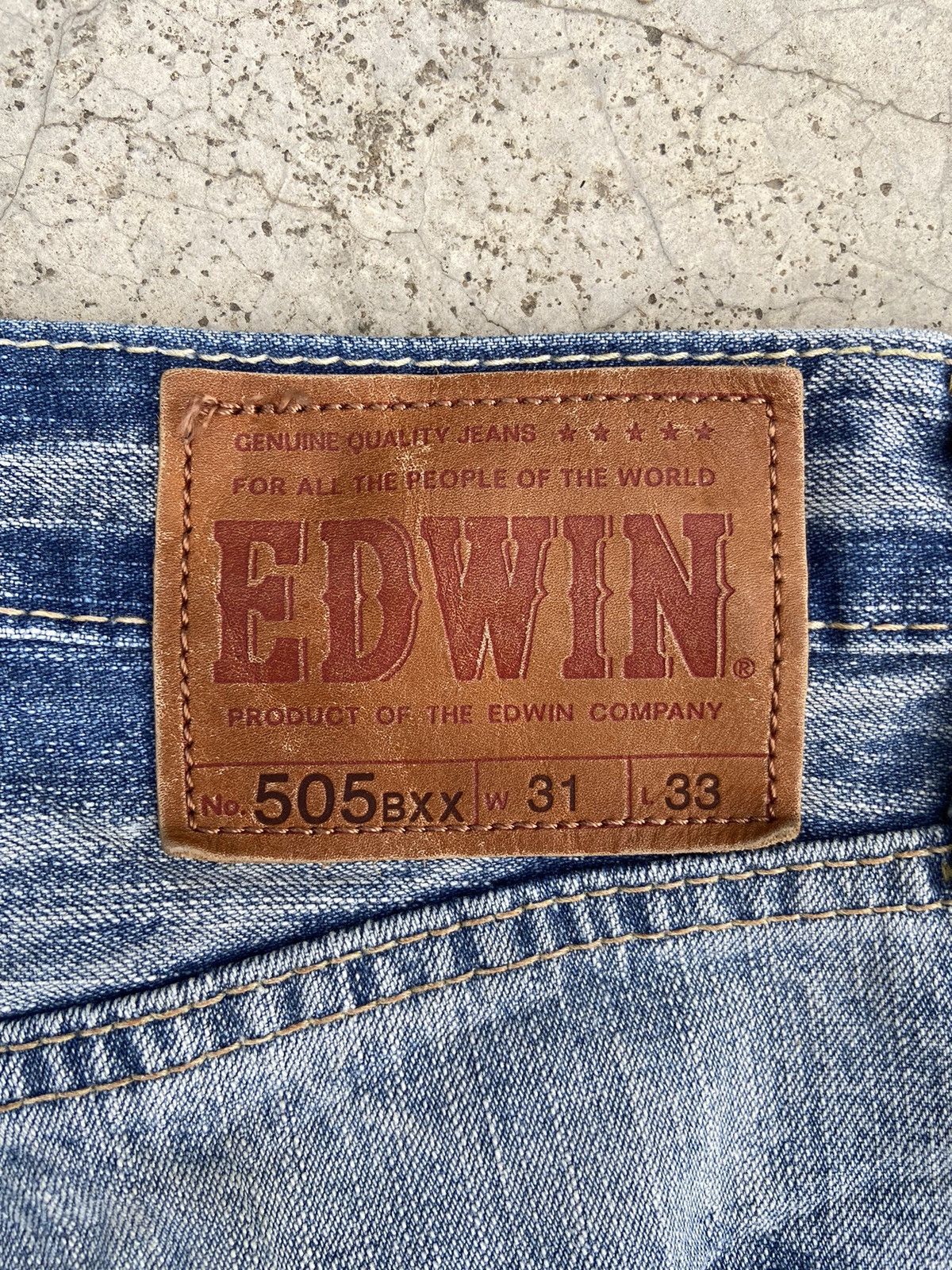 Edwin Vintage Edwin Jeans stone wash size 32 Size US 32 / EU 48 - 15 Thumbnail