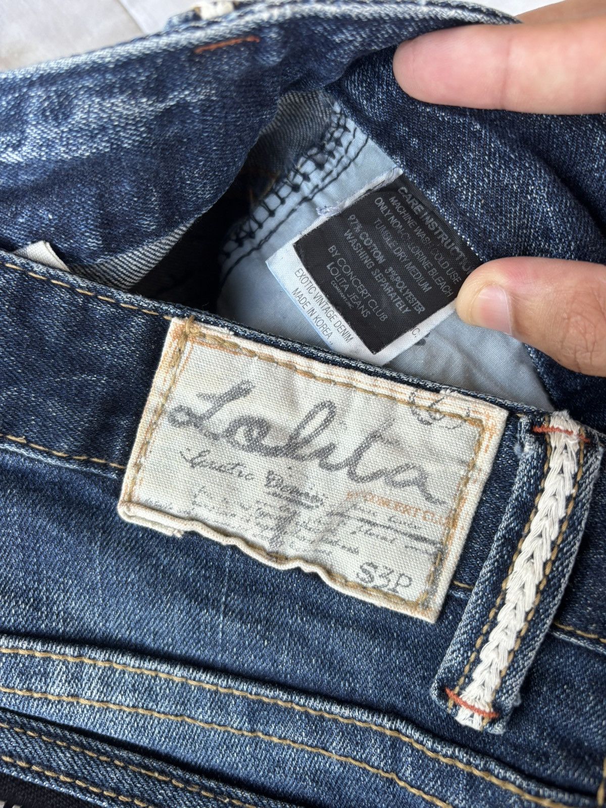 Hysteric Glamour 💥LOLITA FLARE BOOTCUT DENIM JEANS Size 30" / US 8 / IT 44 - 11 Thumbnail